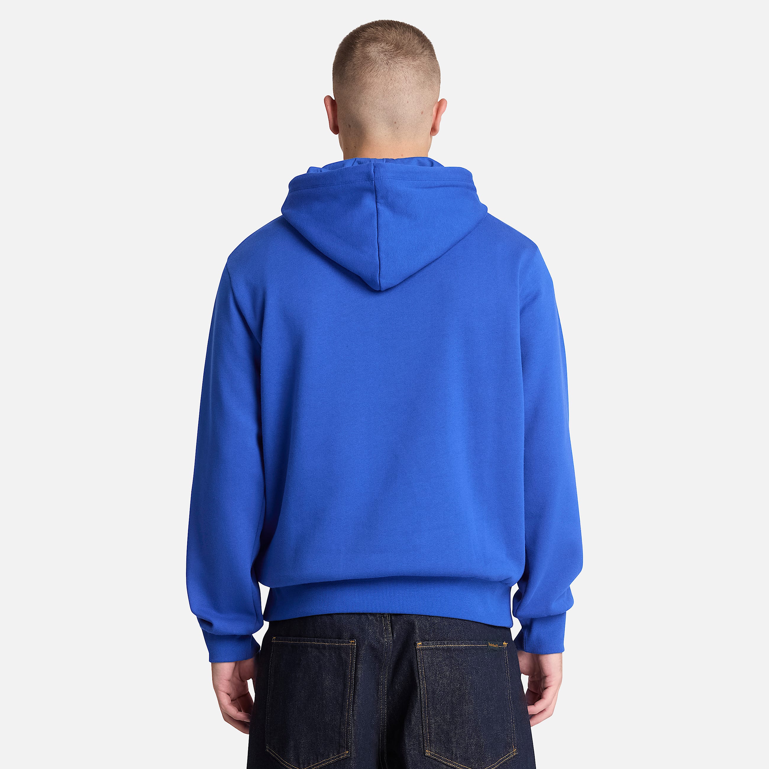 Mens Silicon Badge Hoodie TBL Cobalt Blue ALT8