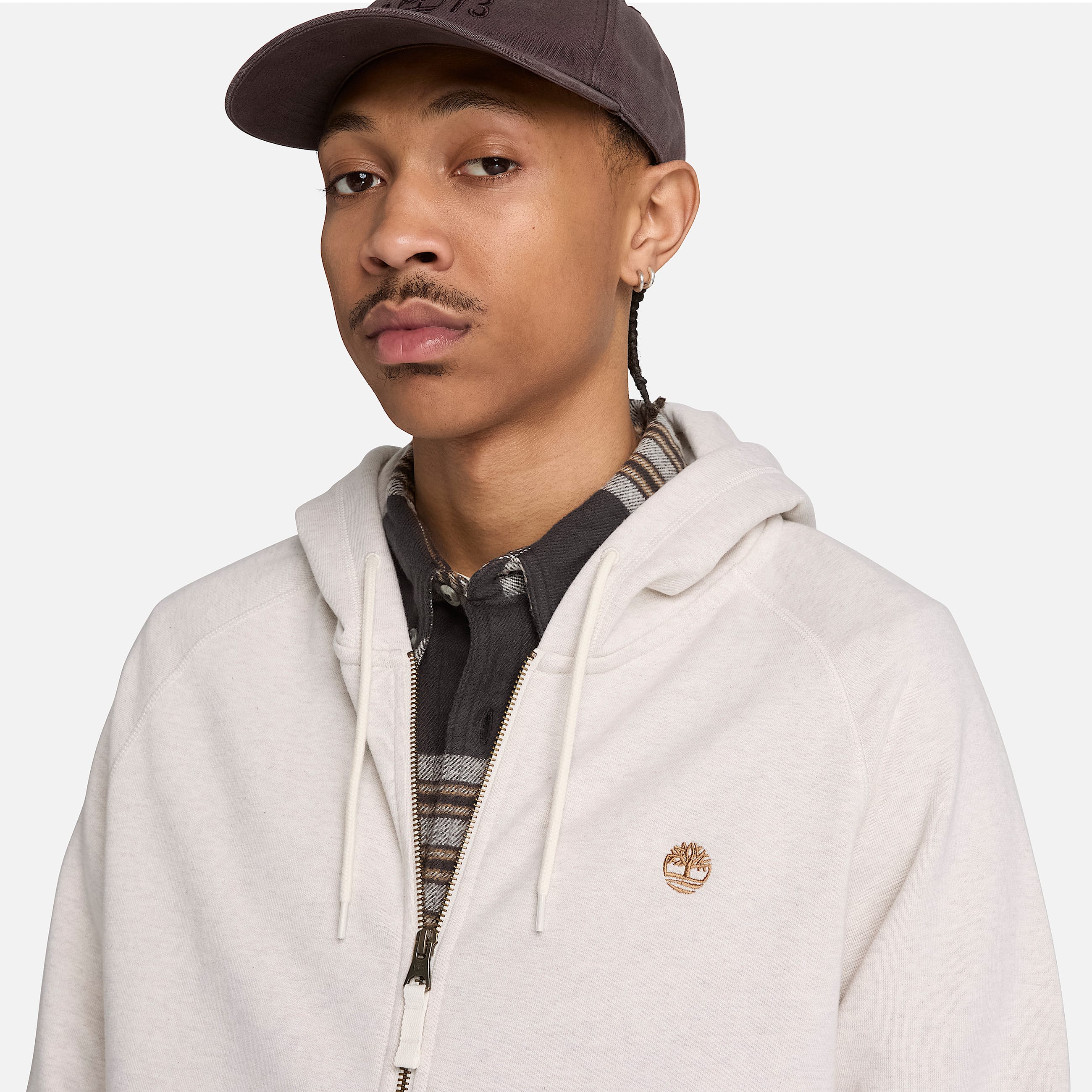 Mens Exeter River FullZip Hoodie TBL Light Oatmeal Heather ALT3