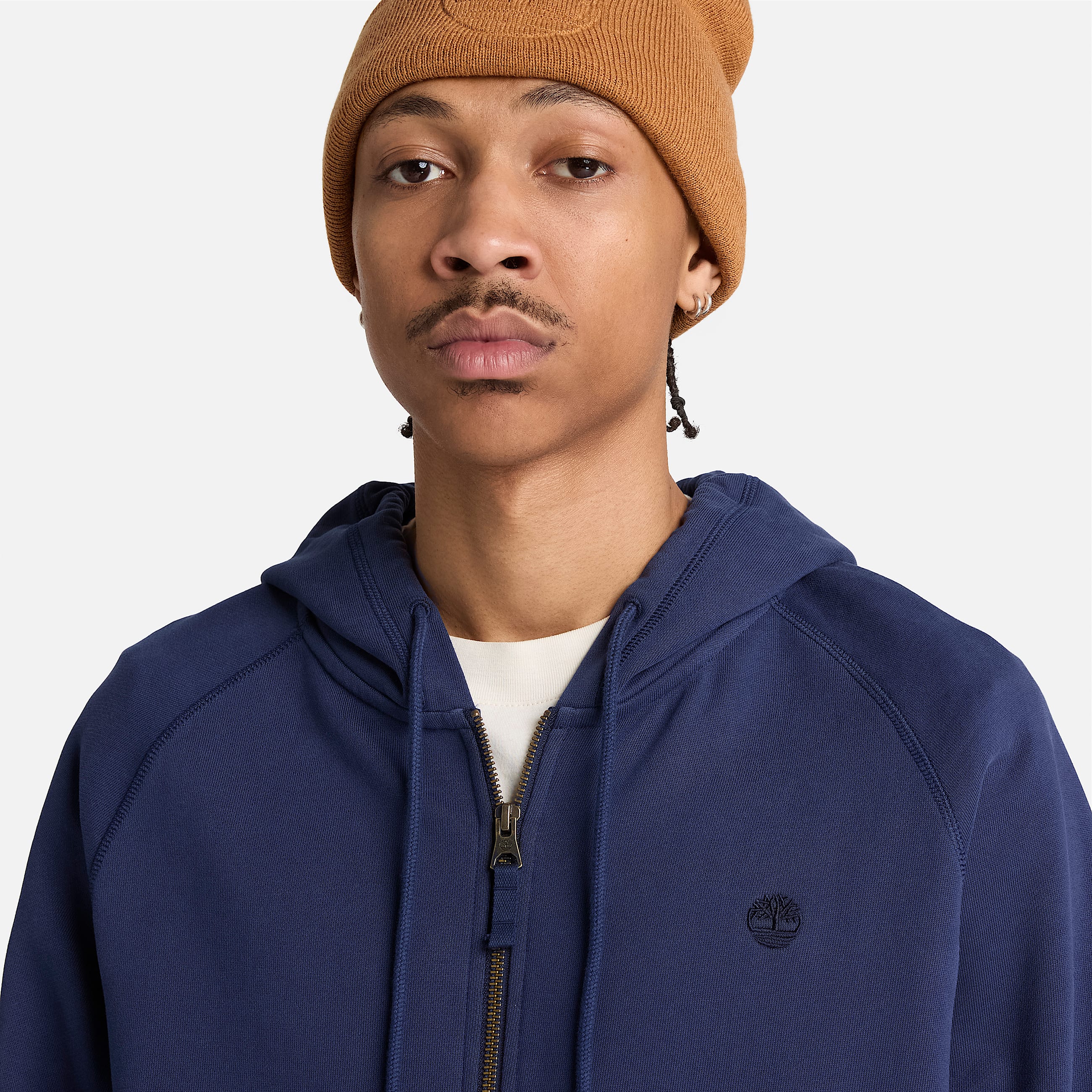 Mens Exeter River FullZip Hoodie TBL Dark Navy ALT3
