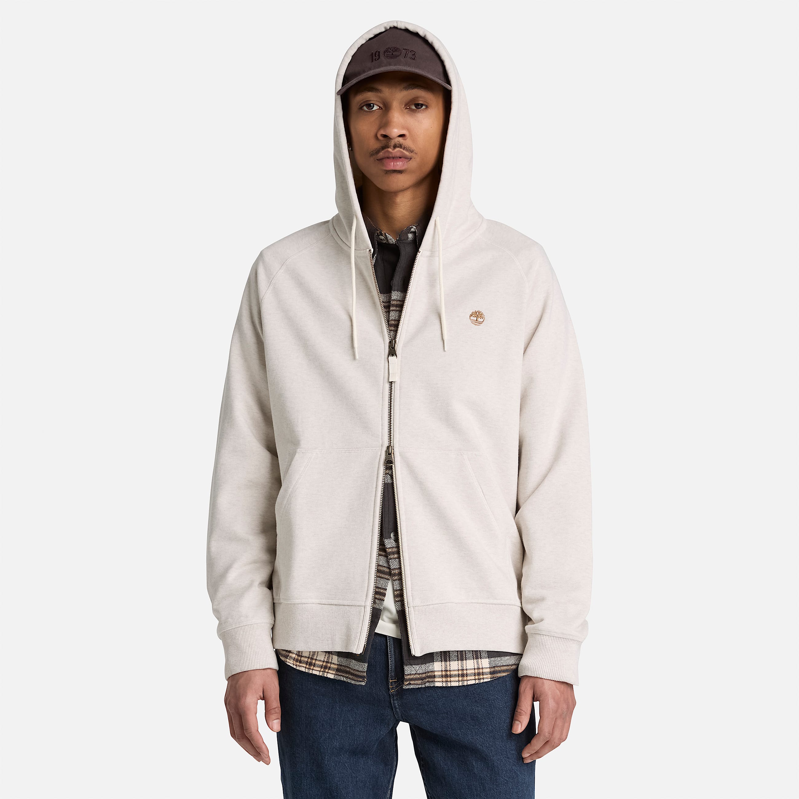 Mens Exeter River FullZip Hoodie TBL Light Oatmeal Heather ALT1