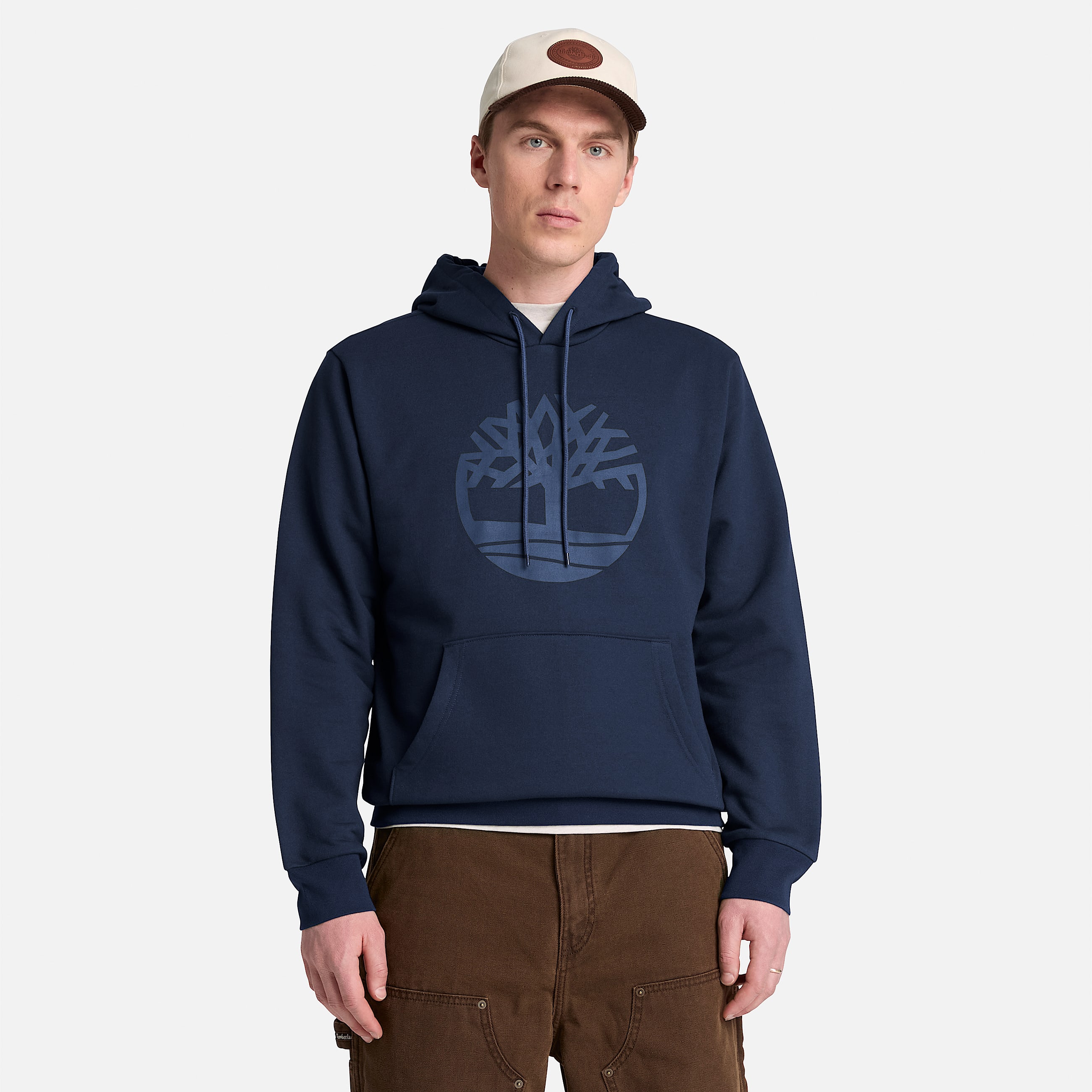 Mens Northwood Tree Logo Hoodie TBL Dark Sapphire ALT1