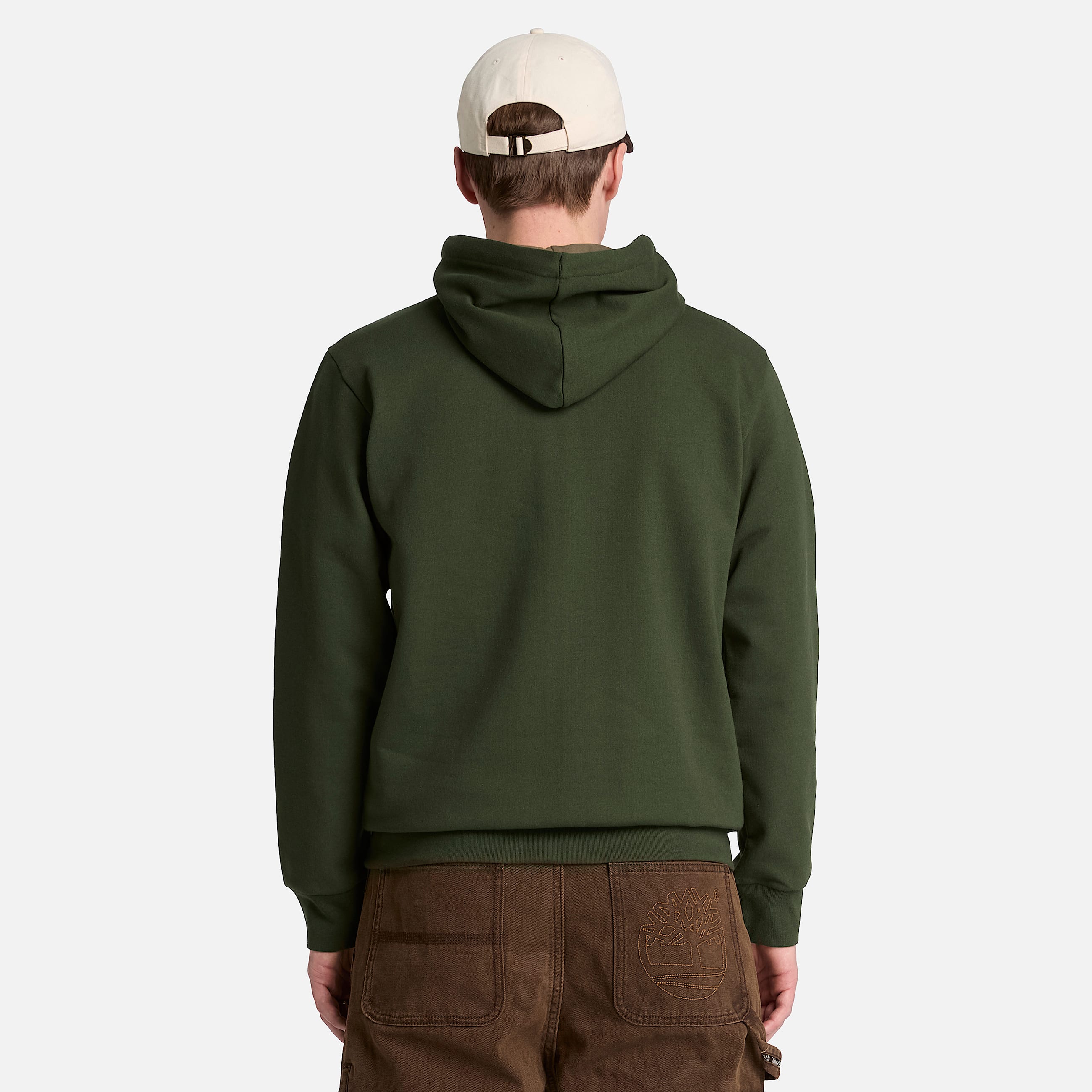 Mens Northwood Tree Logo Hoodie TBL Dark Green ALT8