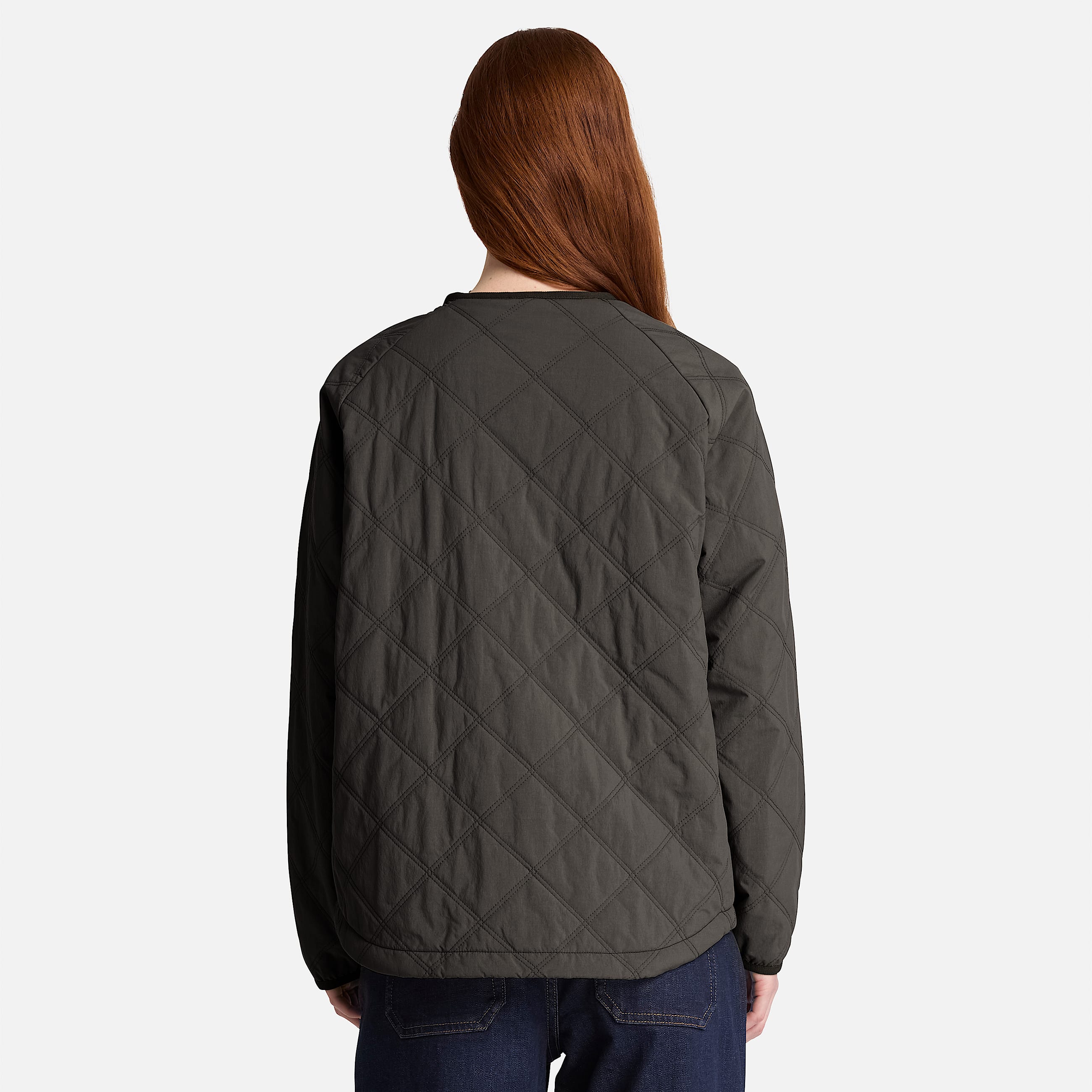 Womens Water Repellent Quilted Jacket TBL Vintage Black ALT8