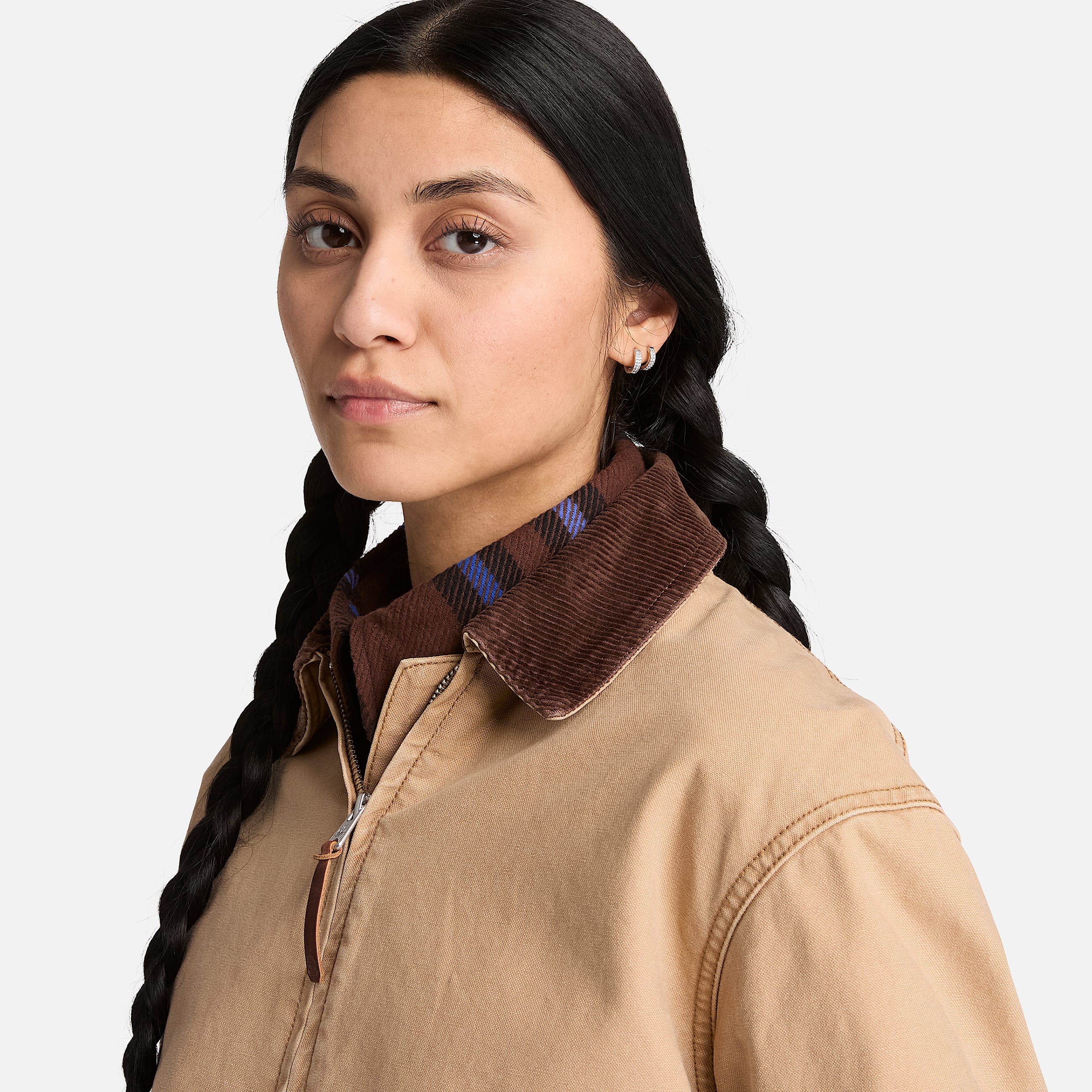 Chamarra de lona lavada Strafford 20 para Mujer TBL Marrn tierra ALT4
