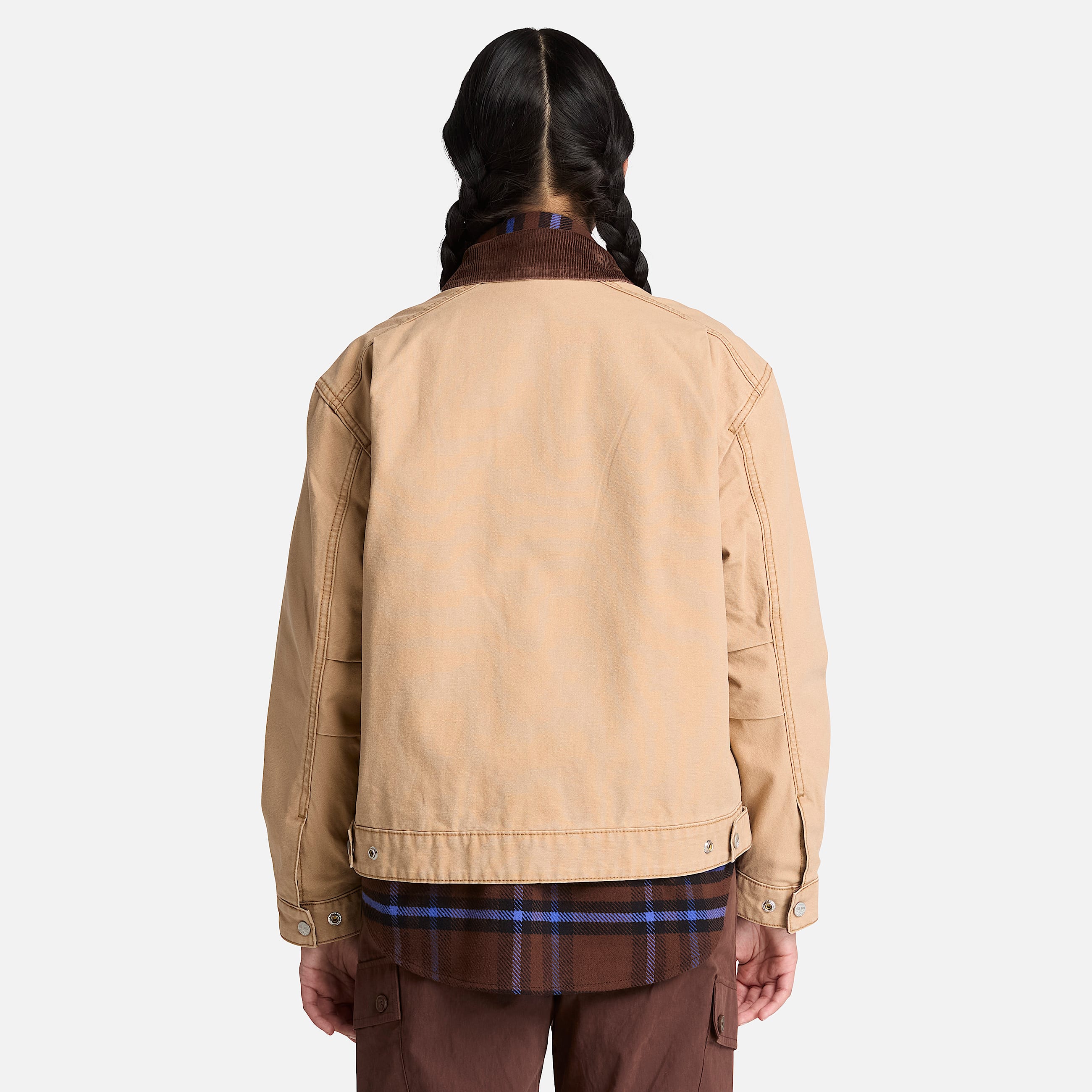 Chamarra de lona lavada Strafford 20 para Mujer TBL Marrn tierra ALT8