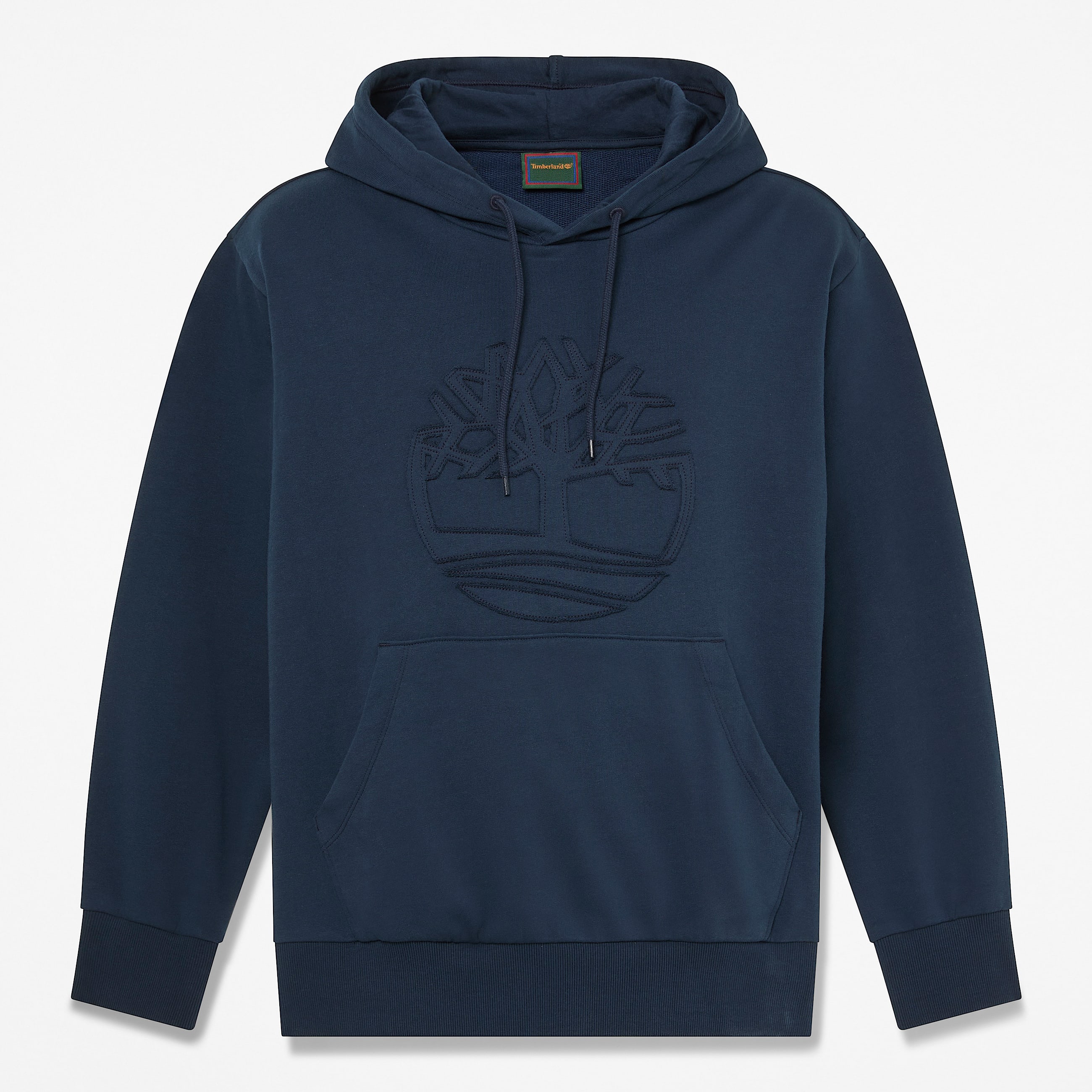 Mens Wareham Tree Logo Patch Hoodie TBL Dark Sapphire HERO