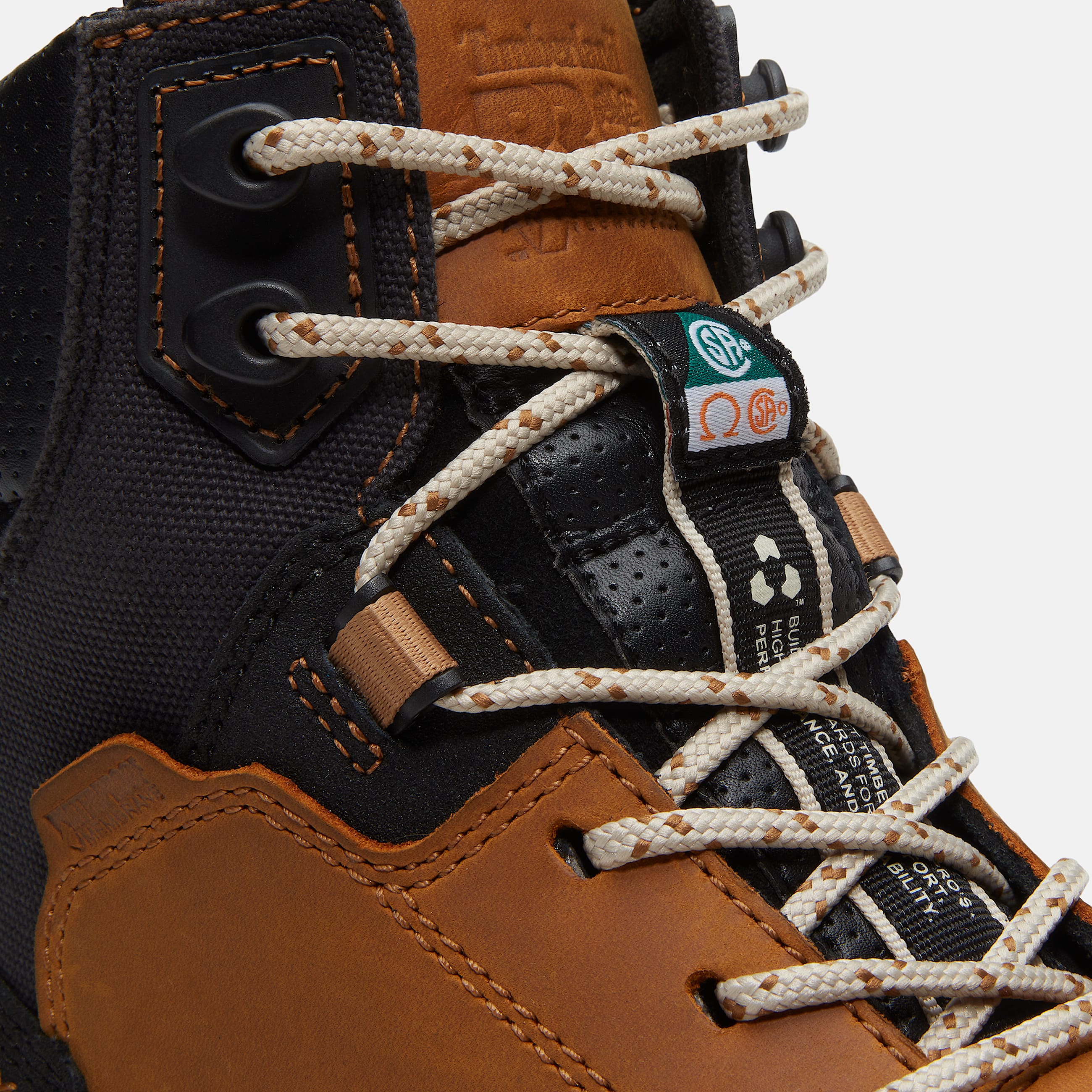Mens Boondock Ultralight CSA 6 CompositeToe Waterproof Work Boot TBL Wheat FullGrainBlack ALT7