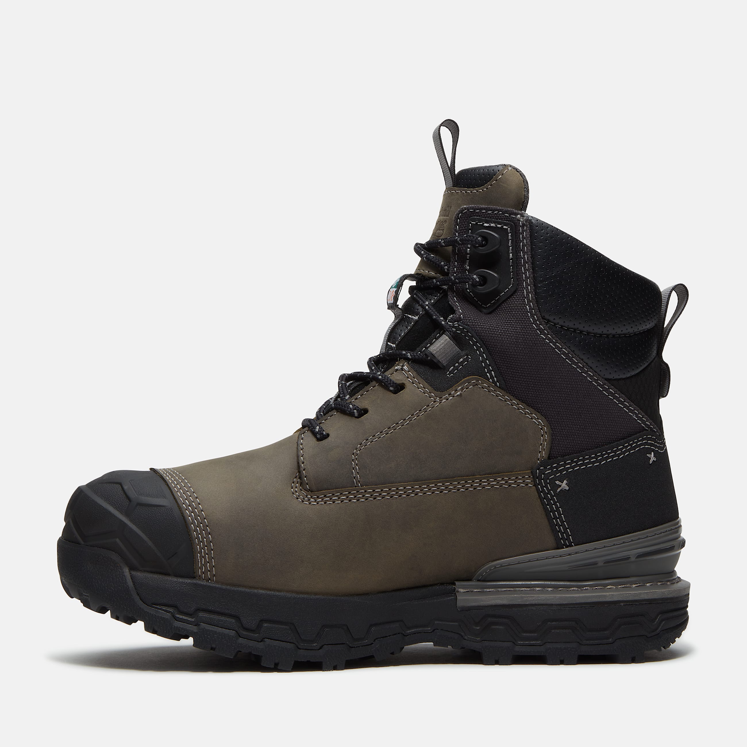 Mens Boondock Ultralight CSA 6 CompositeToe Waterproof Work Boot TBL Grey FullGrainBlack ALT6