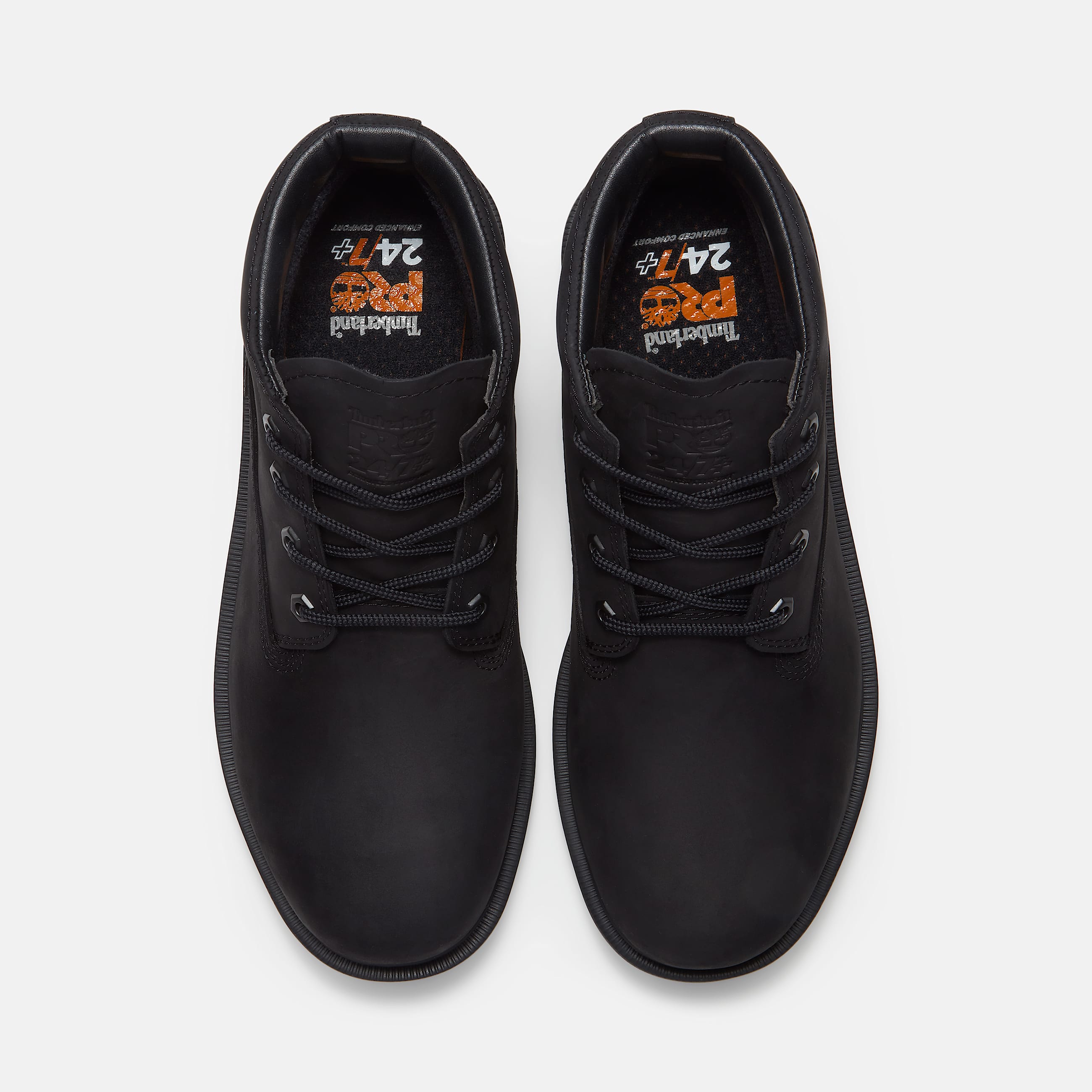 Mens Power Shift SlipResistant Chukka Boot TBL Black FullGrain ALT2