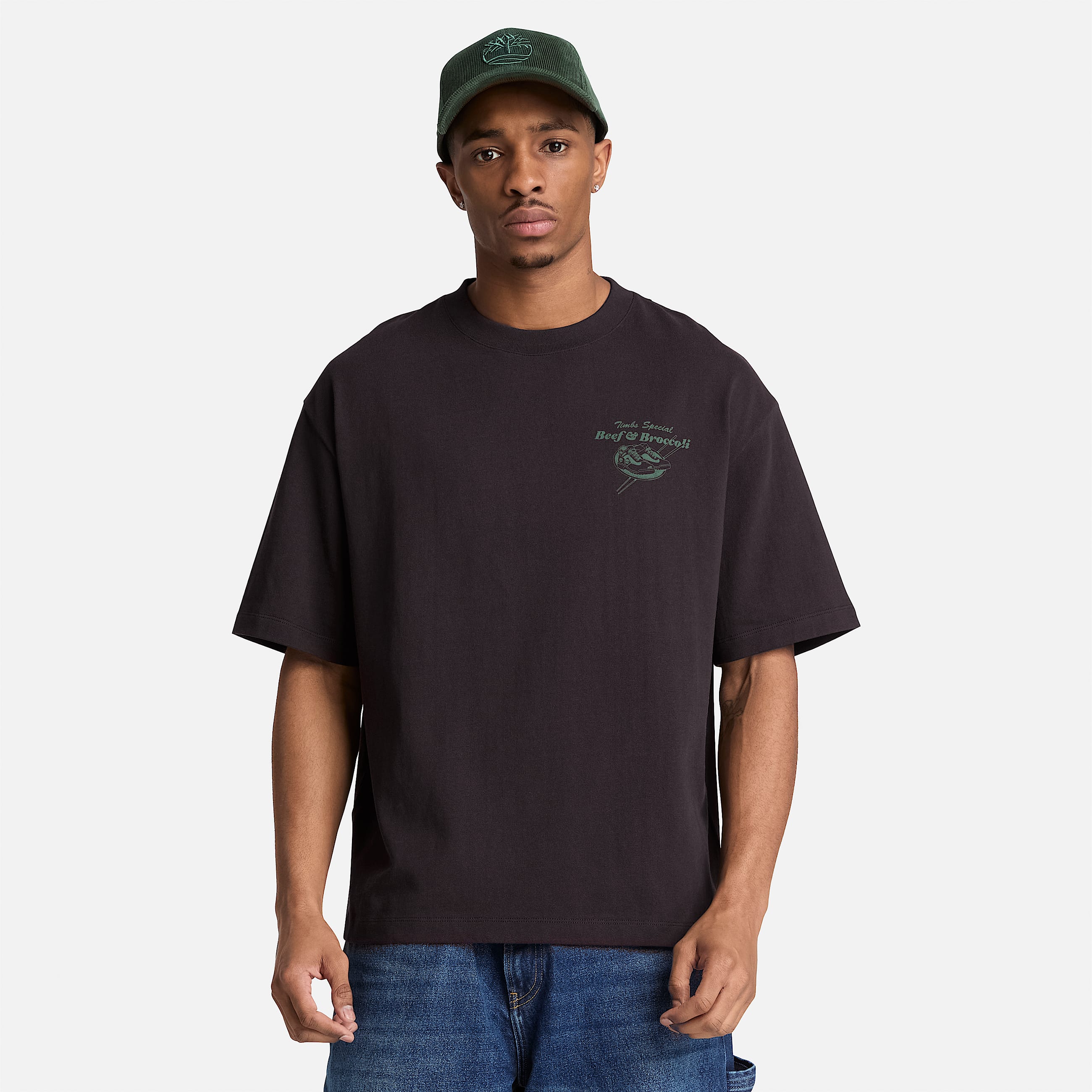 Playera Grfica Beef  Broccoli para Hombre TBL Negro ALT1