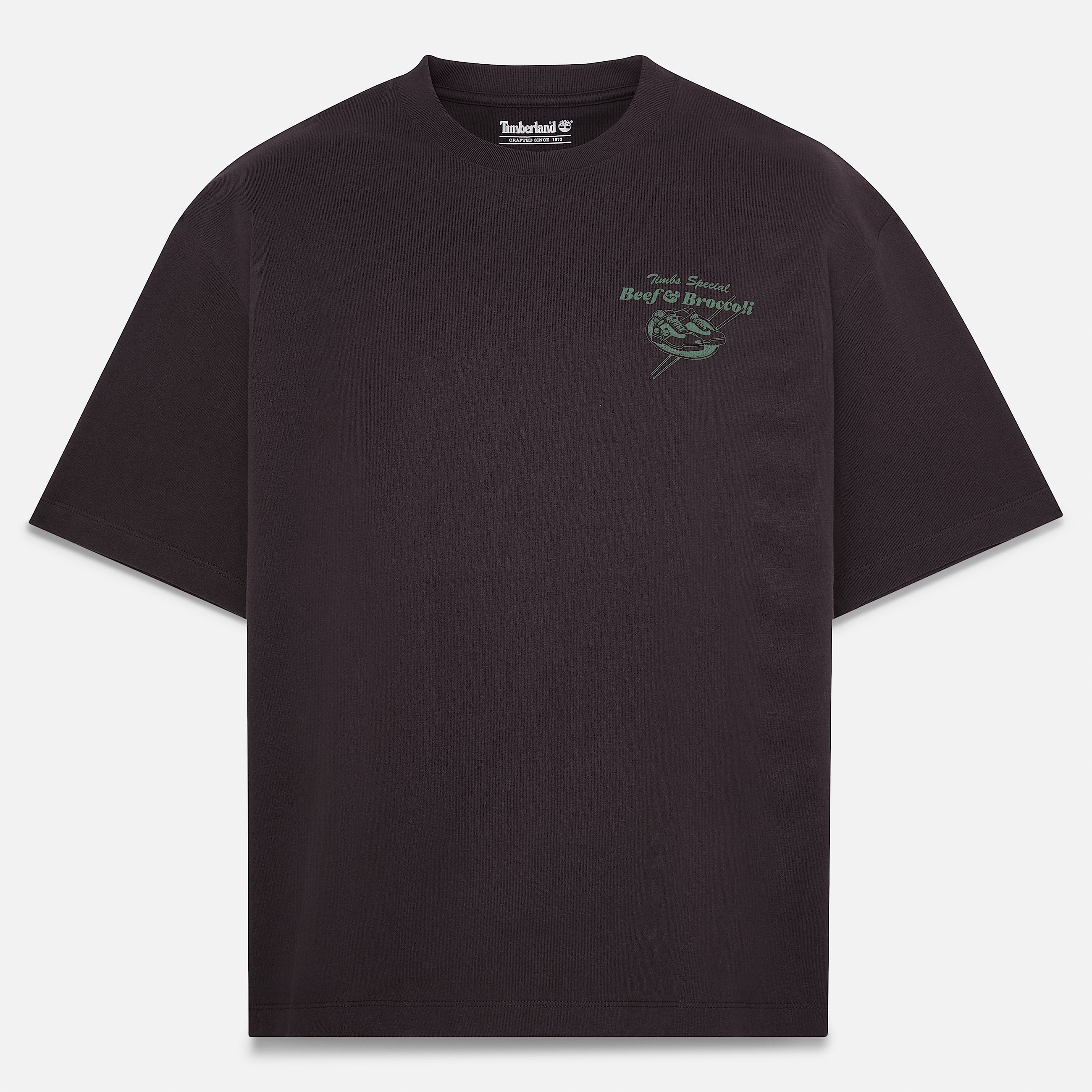 Playera Grfica Beef  Broccoli para Hombre TBL Negro HERO