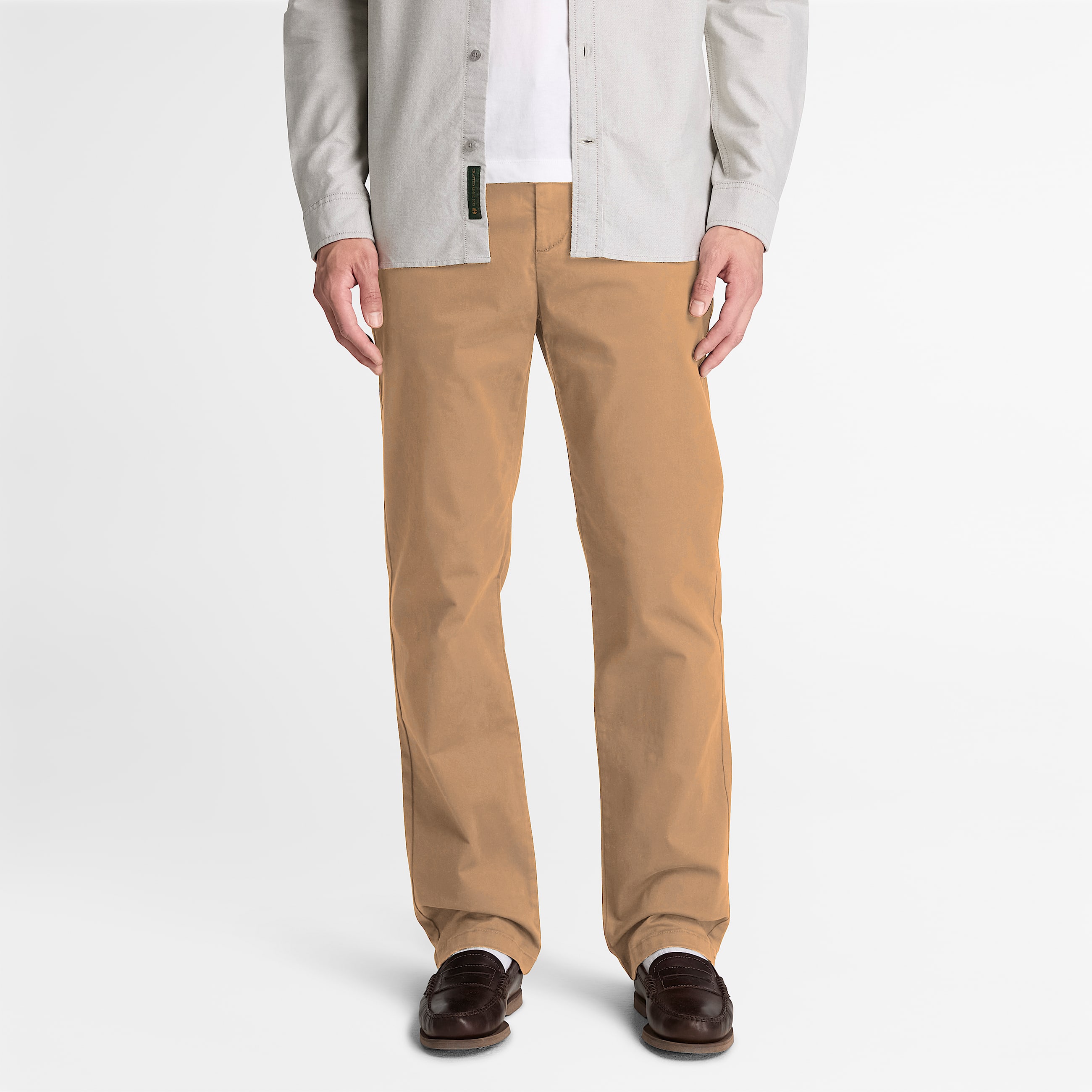 Mens Topsfield Straight Twill Chino Pant TBL Earth Brown ALT1
