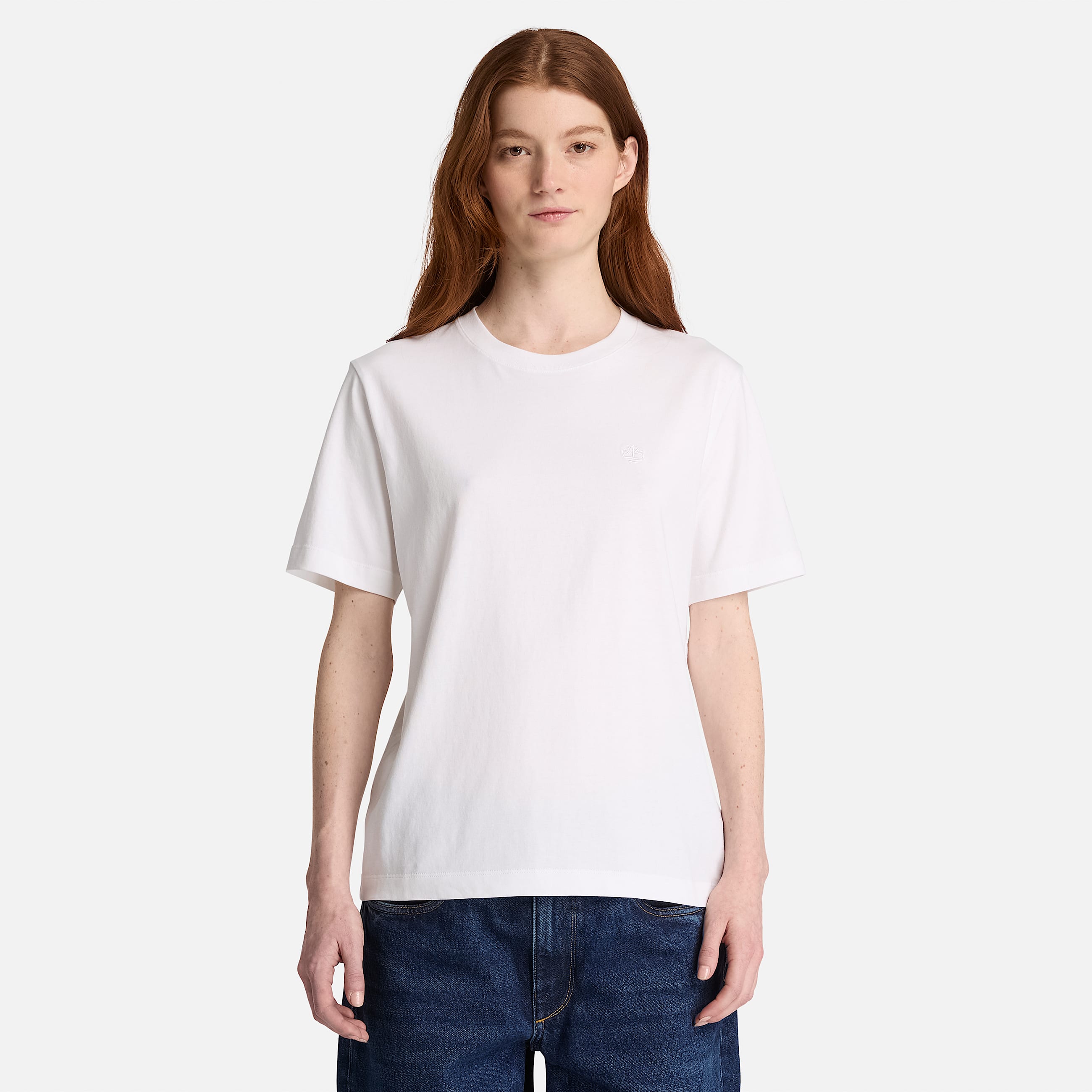Womens Crafted Crew ShortSleeve TShirt TBL White ALT1
