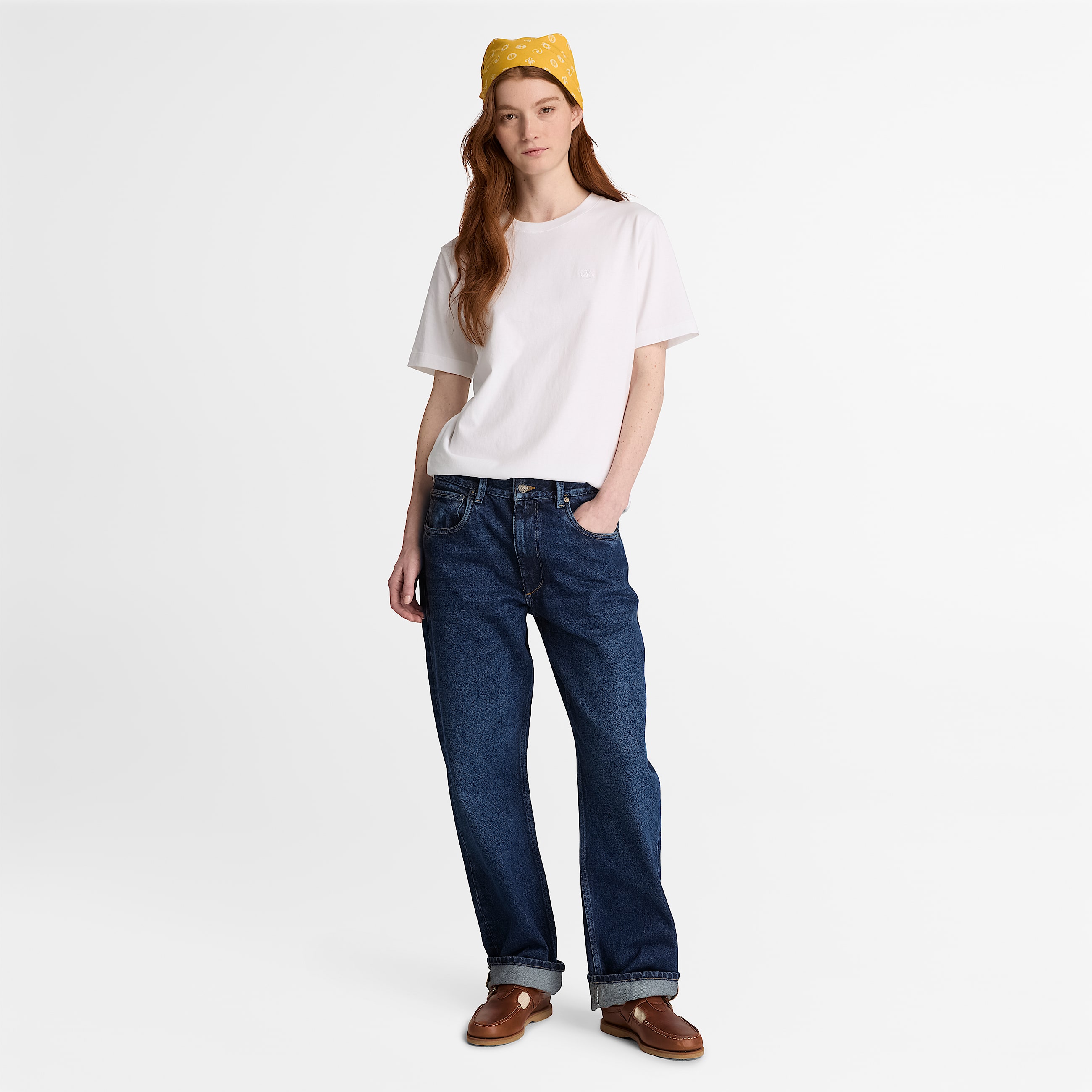 Womens Crafted Crew ShortSleeve TShirt TBL White ALT2