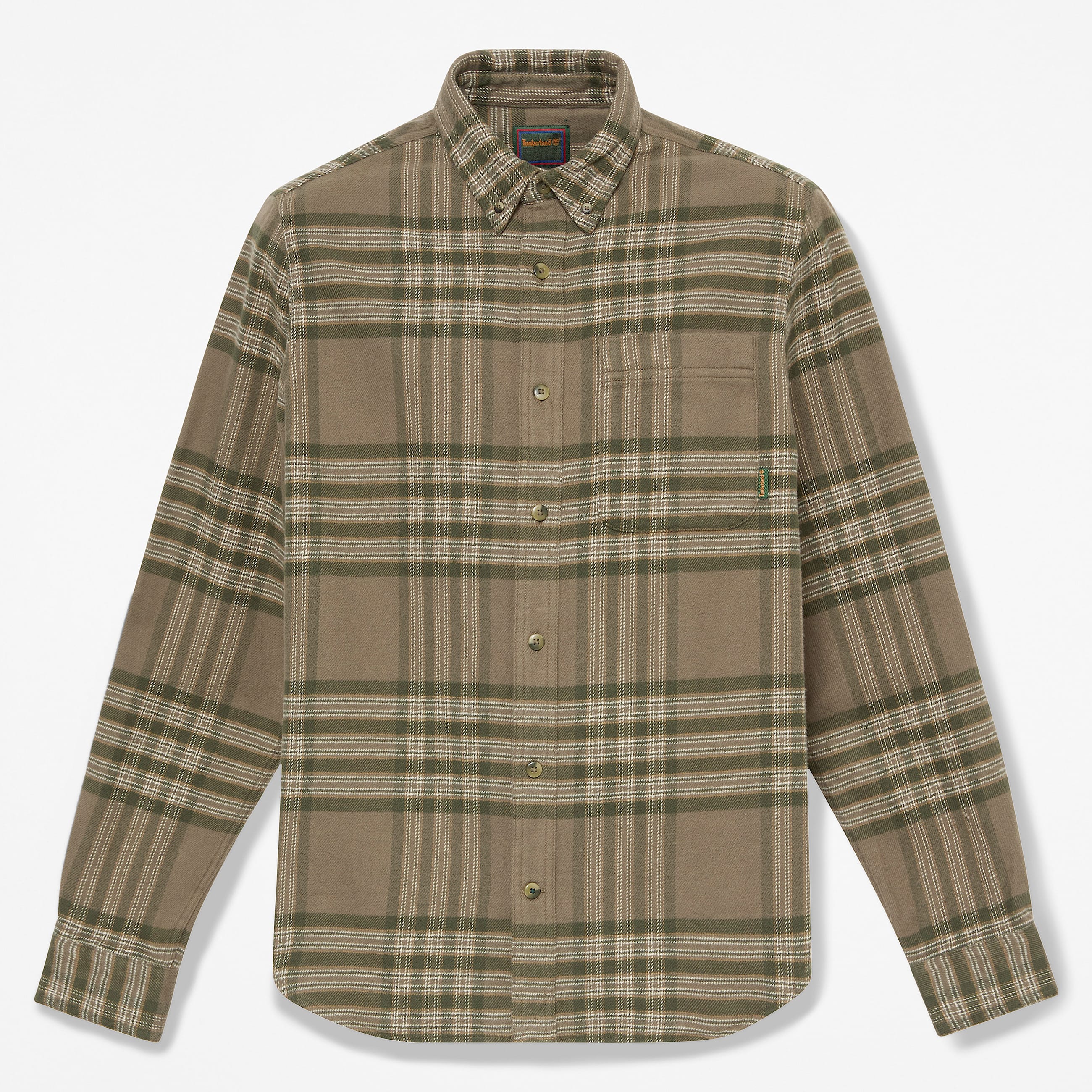 Indigo Check Regular Shirt TBL Dark Olive HERO