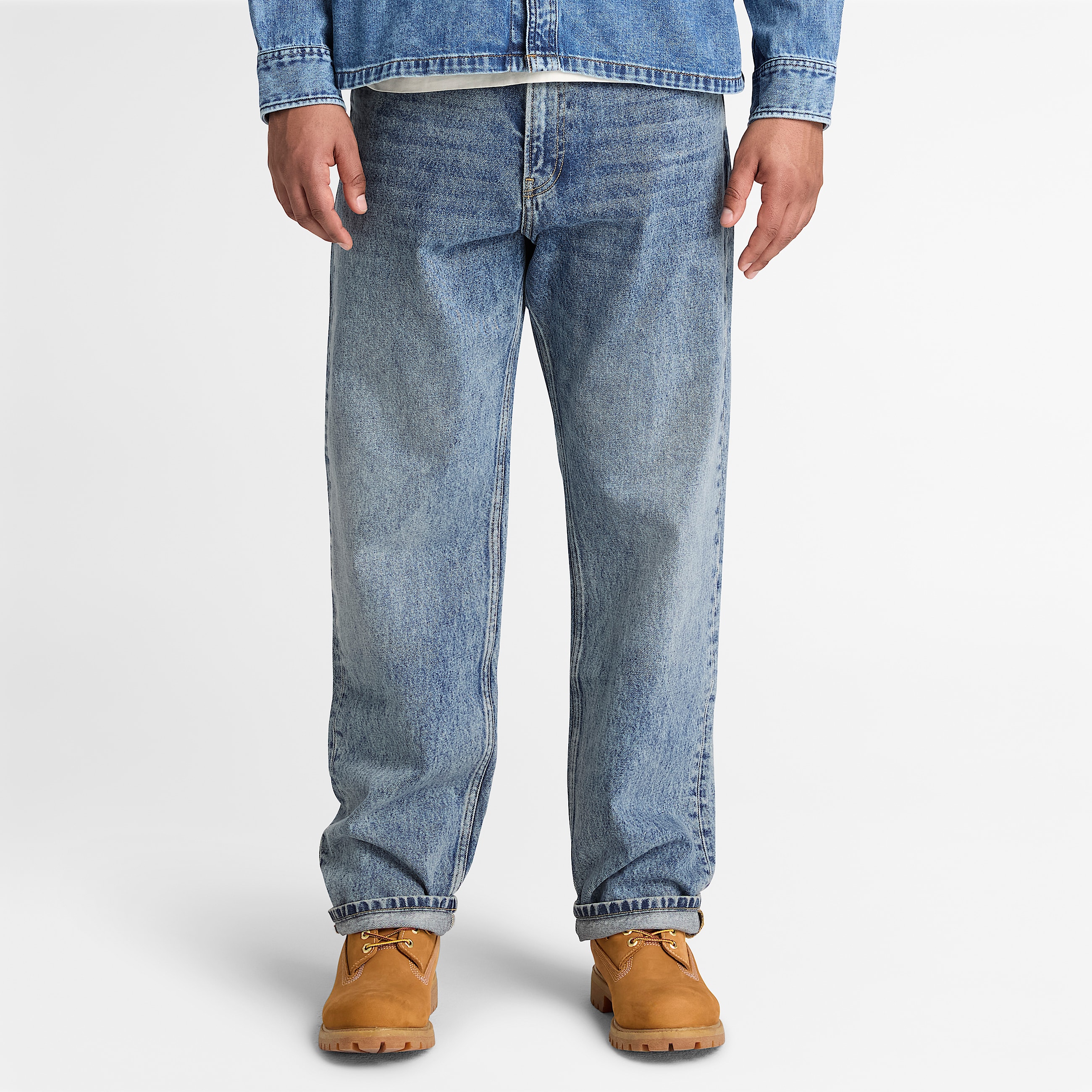 Mens Relaxed Denim Pant TBL Glacier Tint Wash ALT1