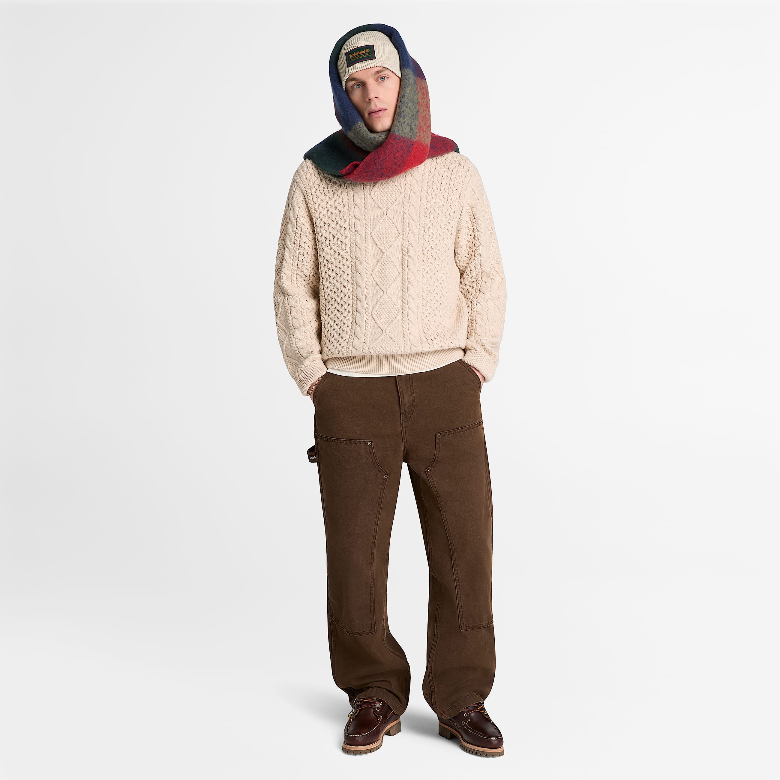 Mens Rindge Double Knee Canvas Carpenter Pant TBL Chicory Coffee Brown ALT2