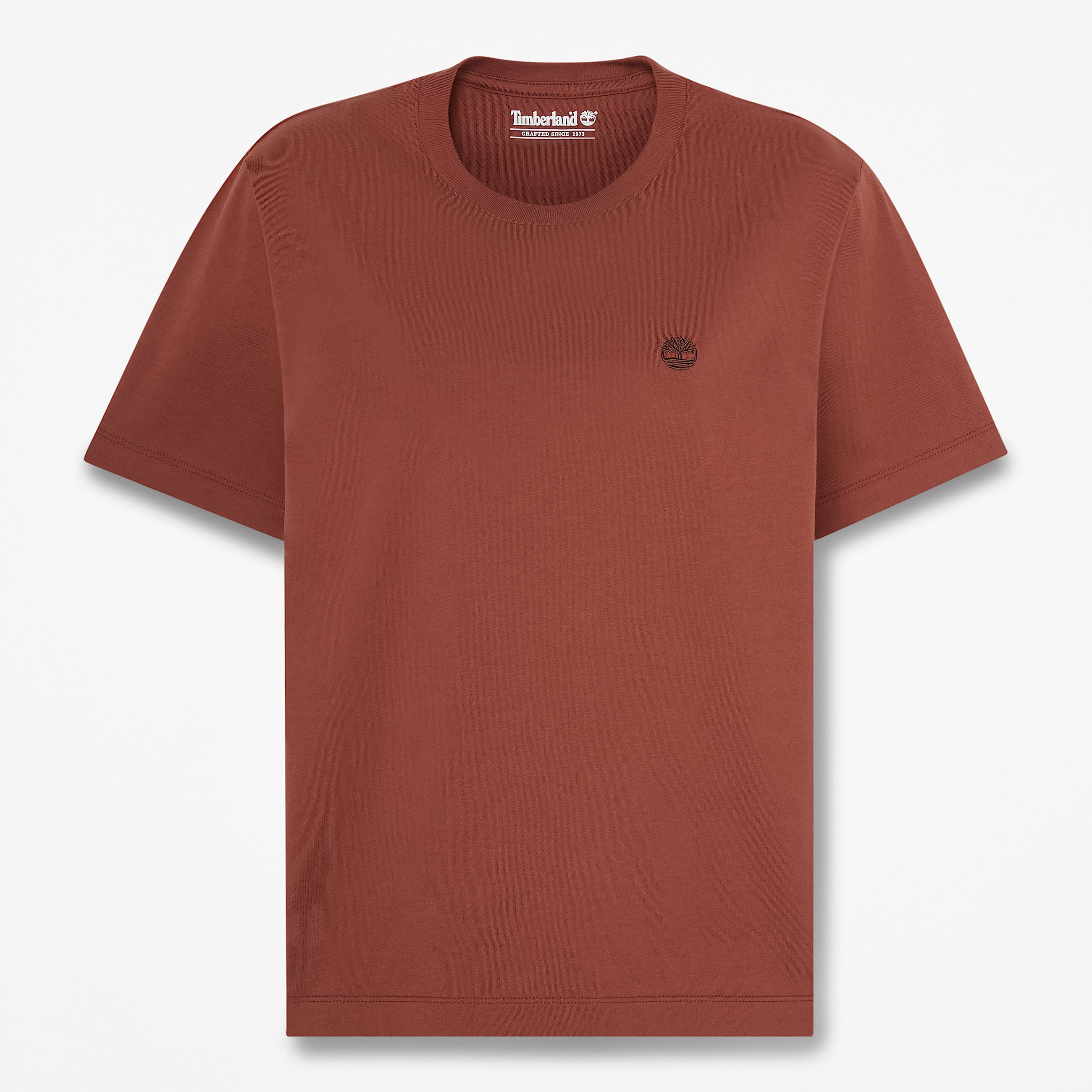 Womens Crafted Crew ShortSleeve TShirt TBL Brown HERO