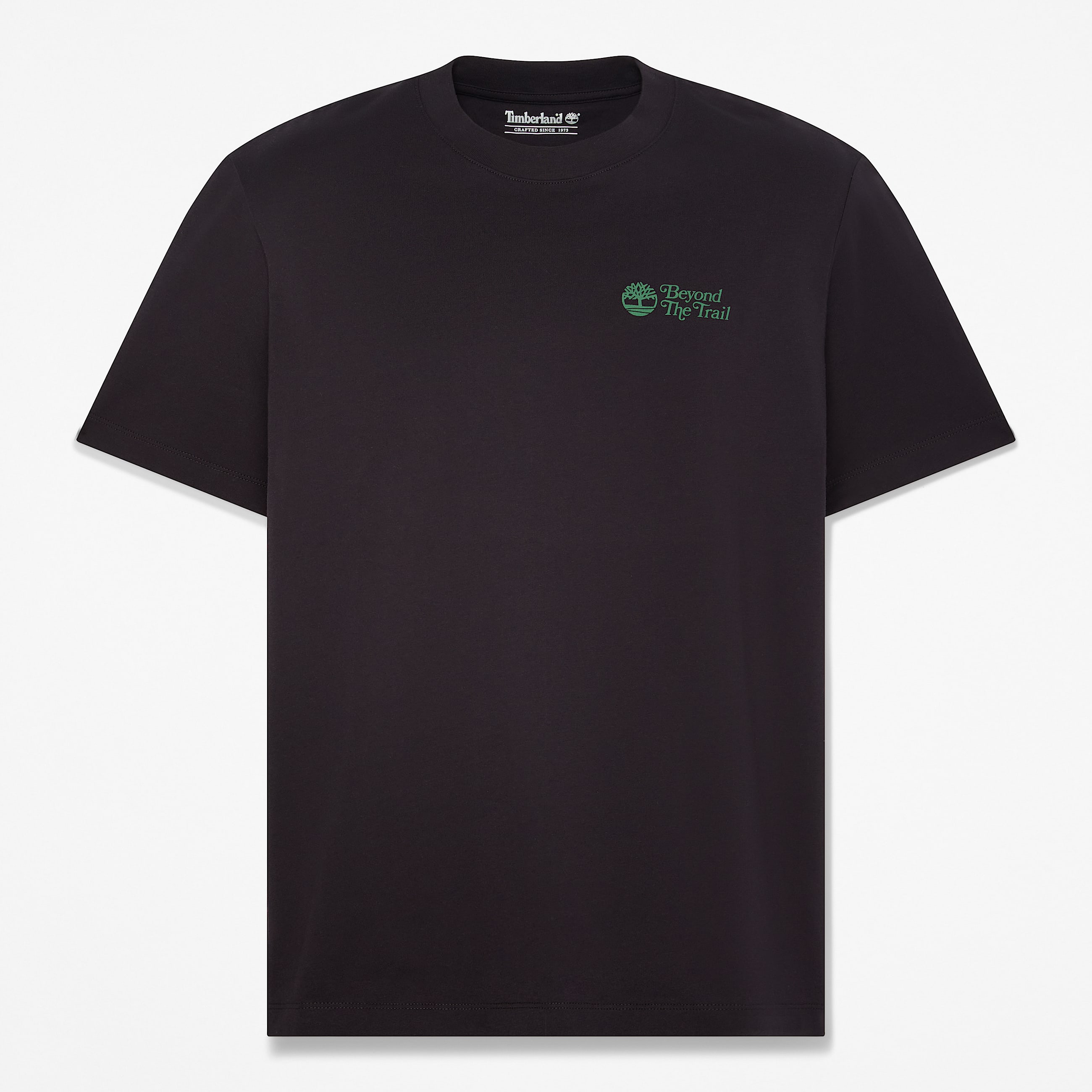 Mens Leaves Graphic ShortSleeve TShirt TBL Black HERO
