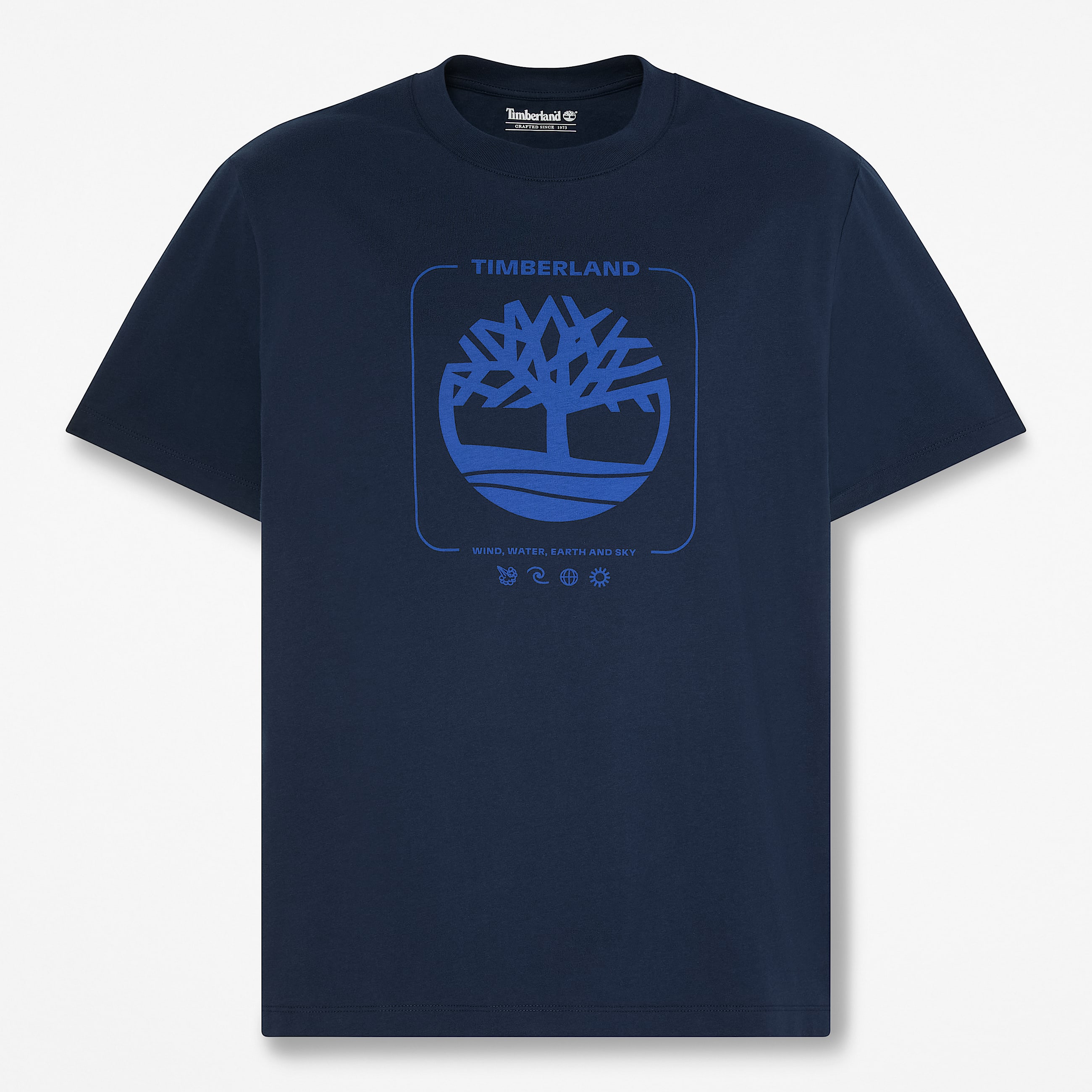 Mens Tree Graphic TShirt TBL Dark Sapphire HERO