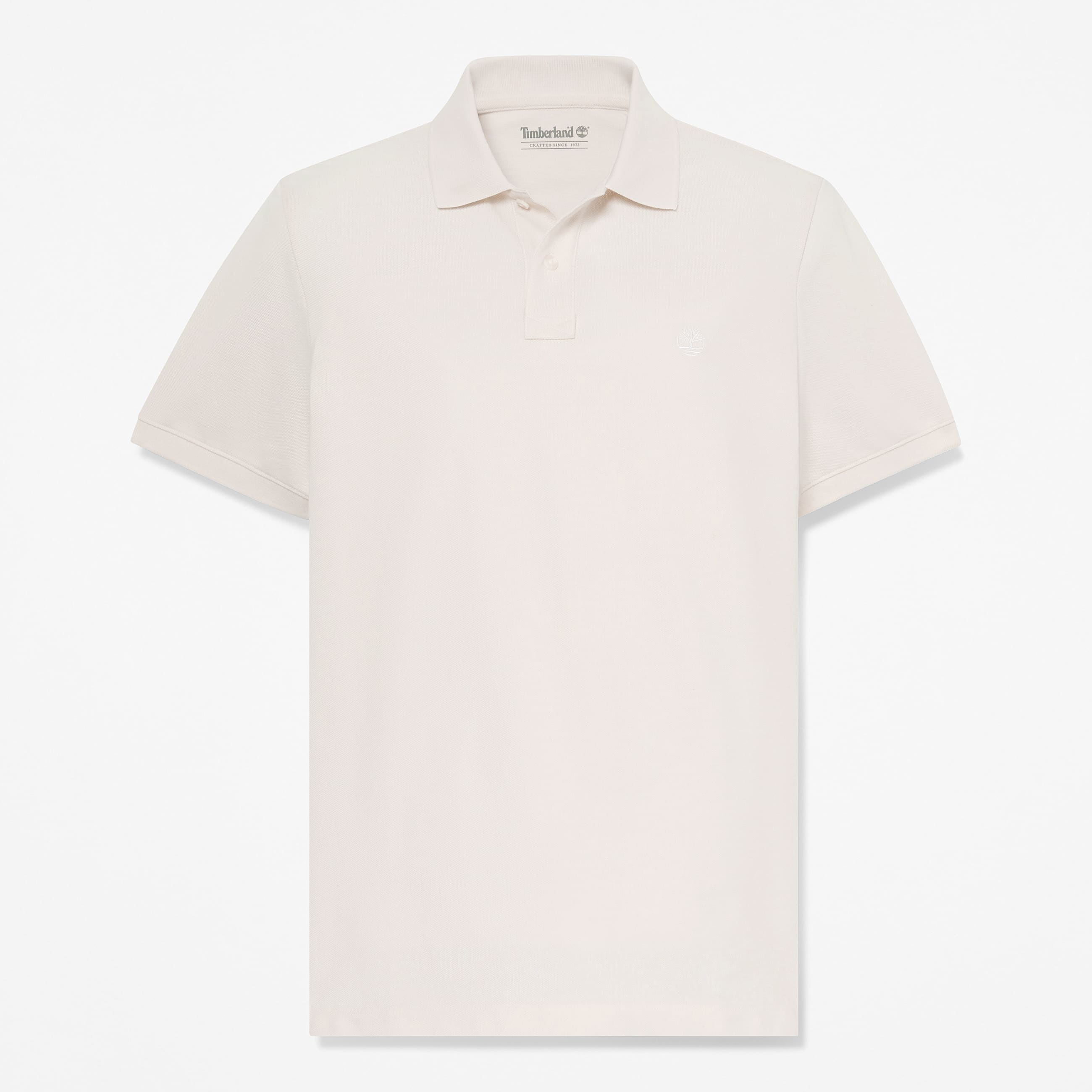 Mens Oyster River Regular ShortSleeve Polo TBL Vintage White HERO