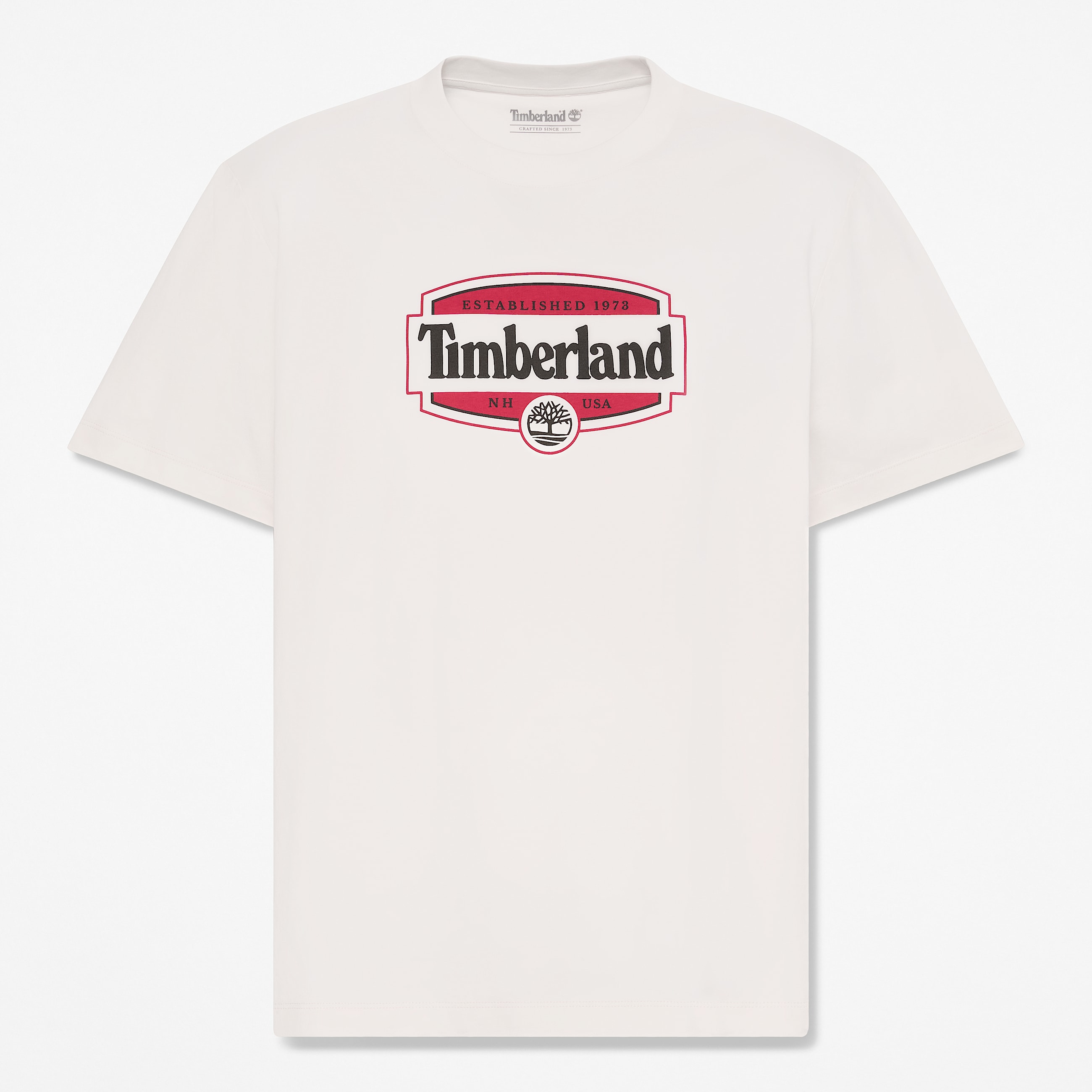Mens Heritage Seal ShortSleeve TShirt TBL Vintage White HERO