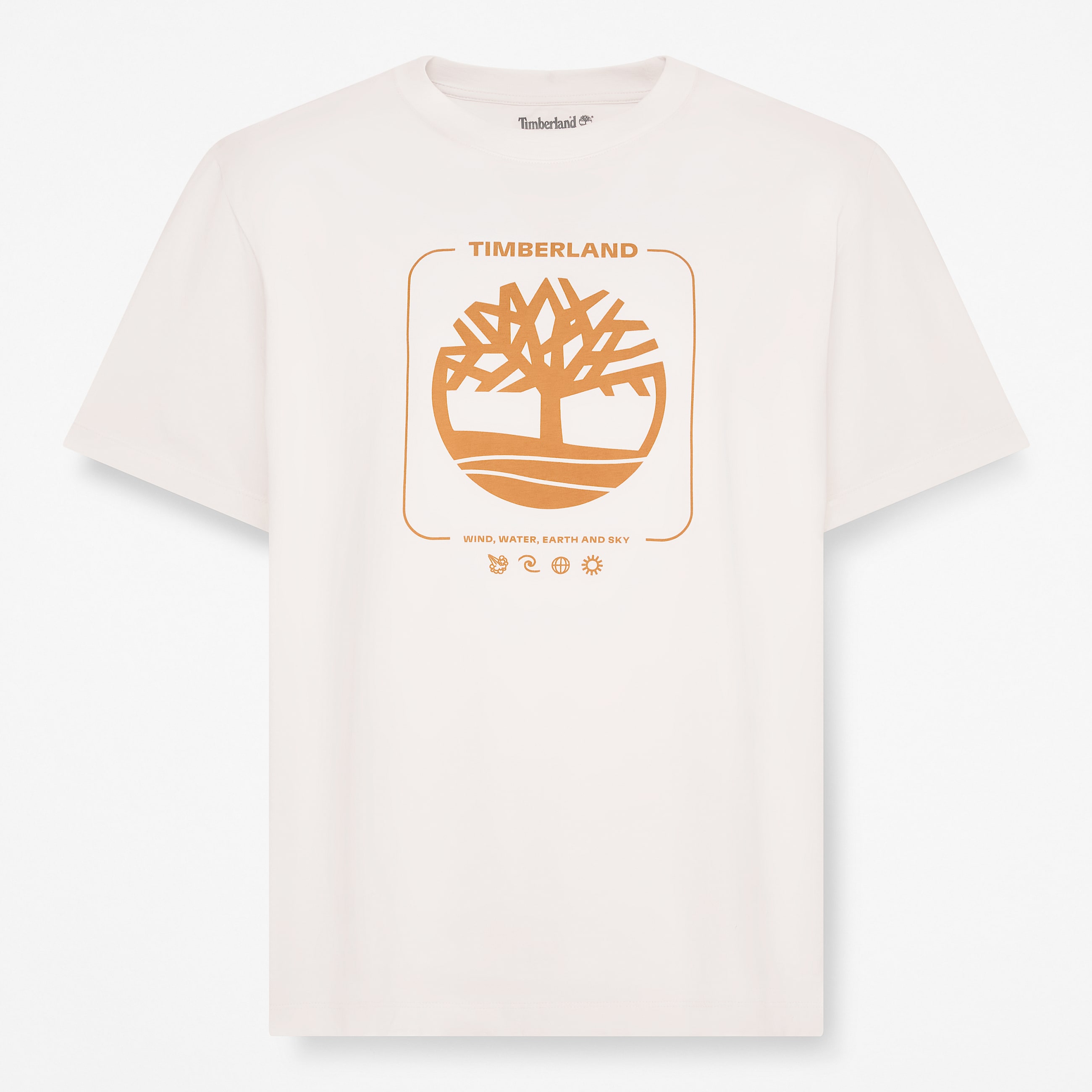 Mens Tree Graphic TShirt TBL Vintage White HERO