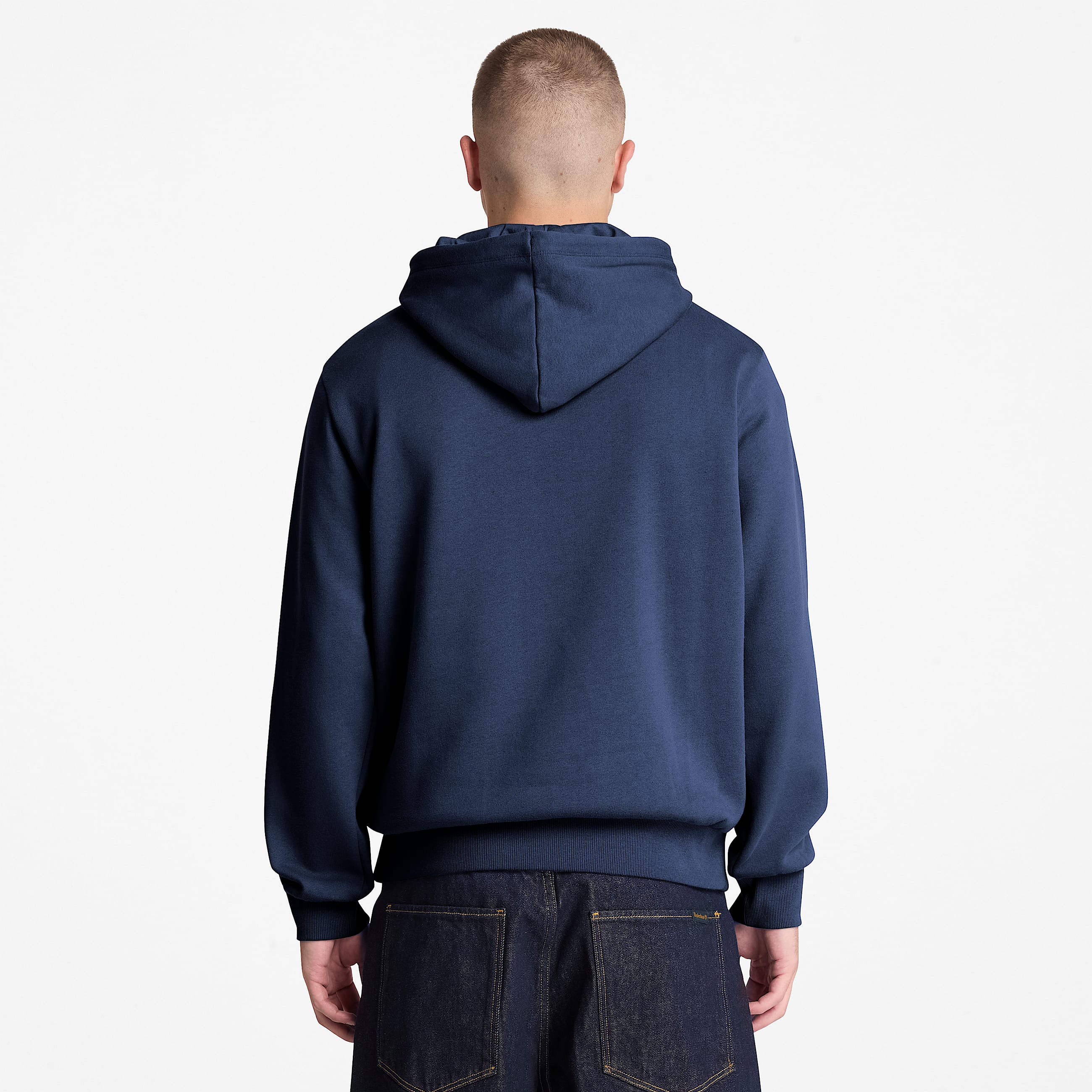 Mens Silicon Badge Hoodie TBL Dark Navy ALT8