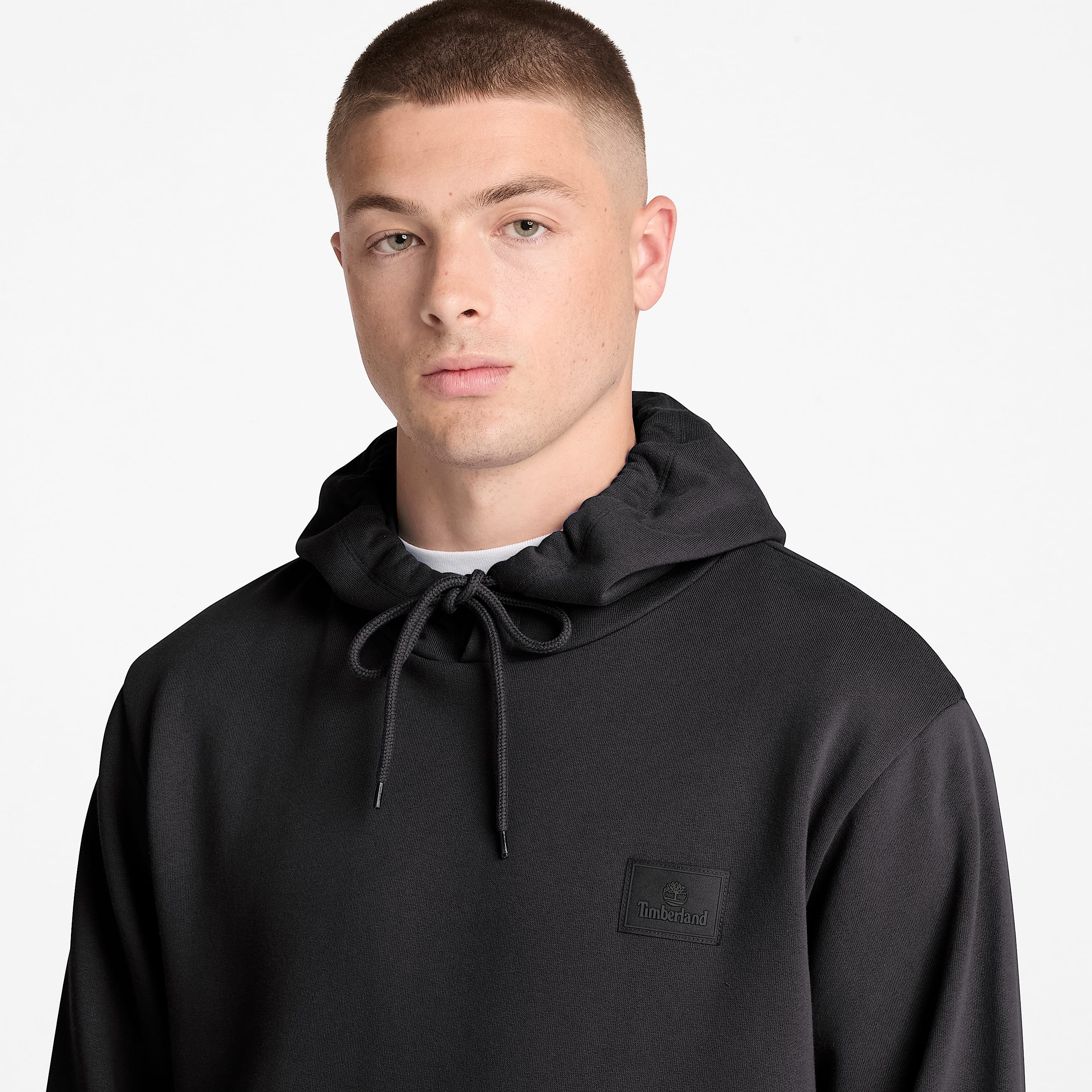 Mens Silicon Badge Hoodie TBL Black ALT3