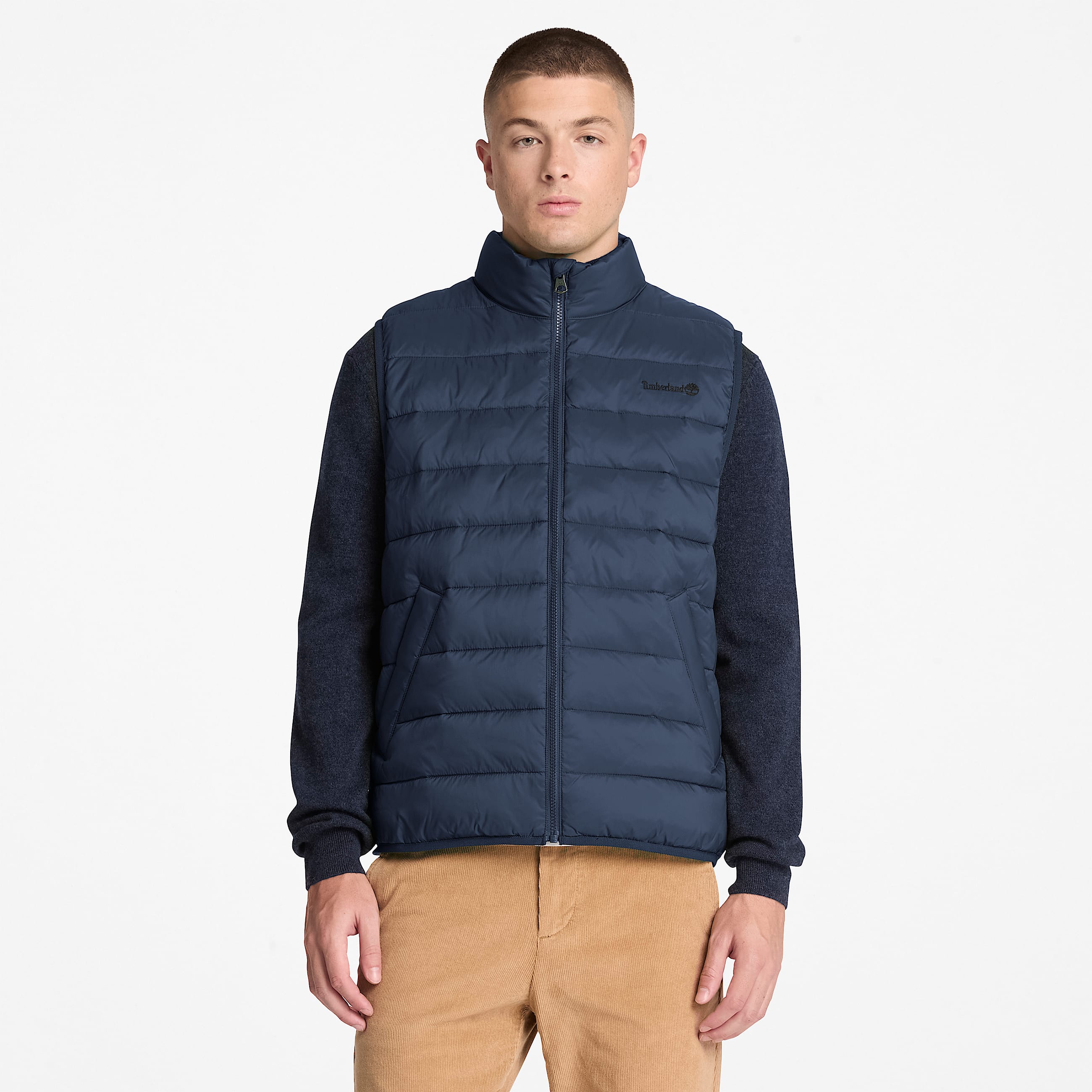 Mens Lightweight Puffer Vest TBL Dark Sapphire ALT1