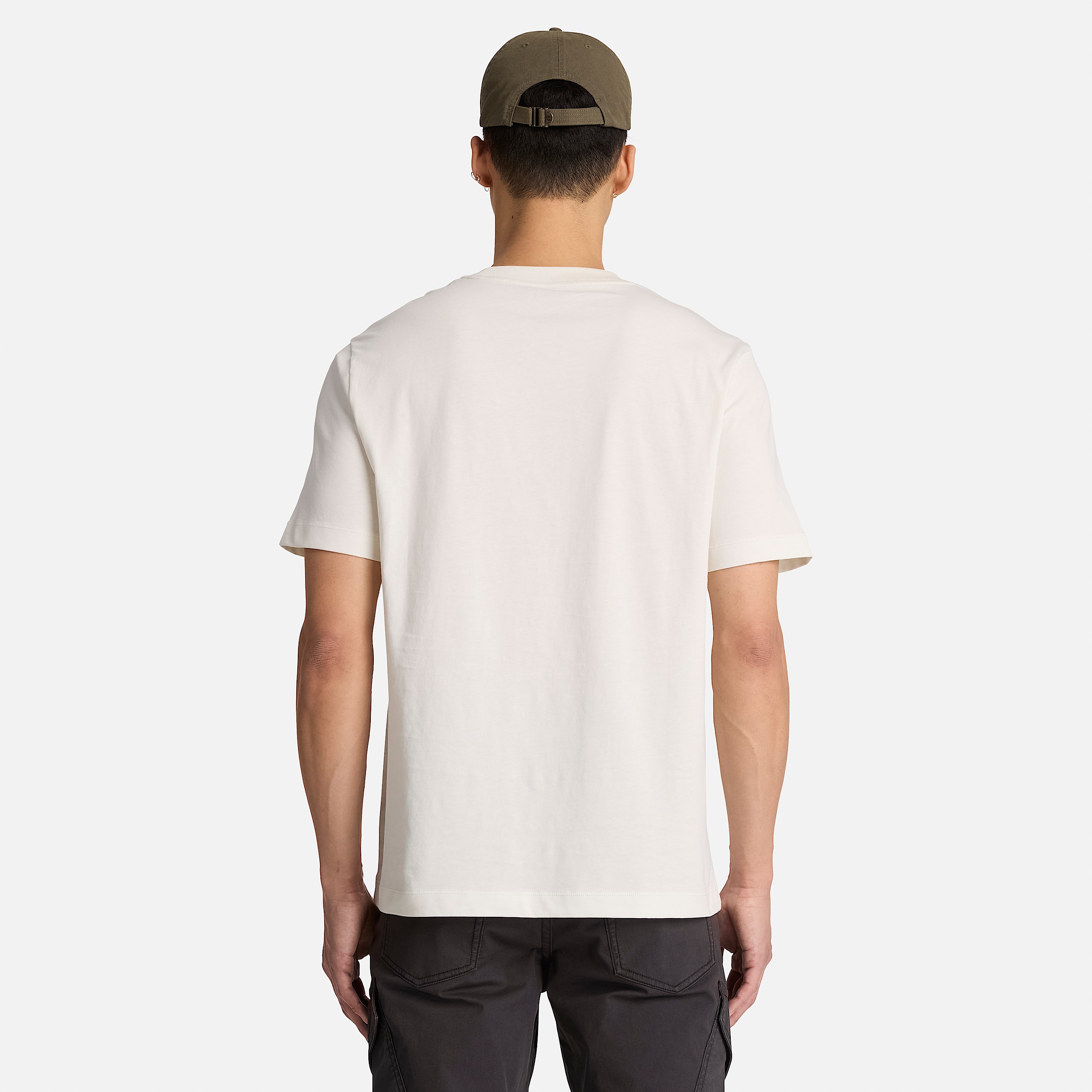 Mens Pine Tree Graphic TShirt TBL Vintage White ALT8