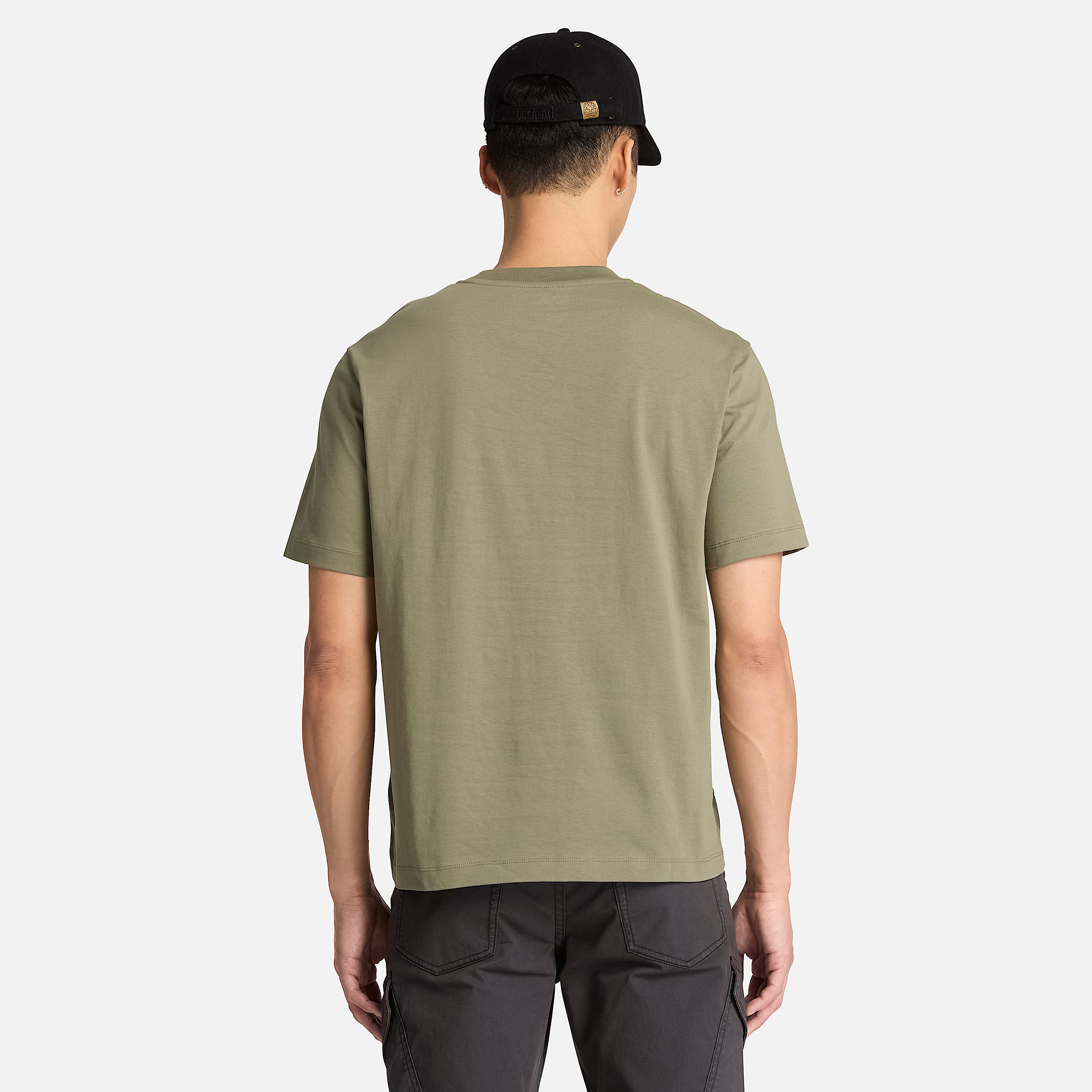 Mens Pine Tree Graphic TShirt TBL Deep Lichen Green ALT8