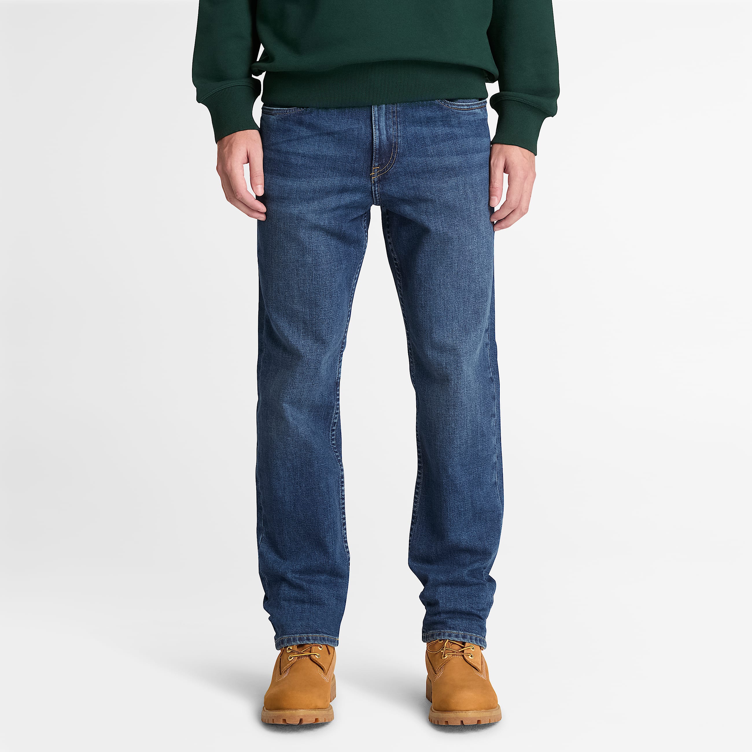 Mens Straight Denim Pant TBL Slate Blue ALT1