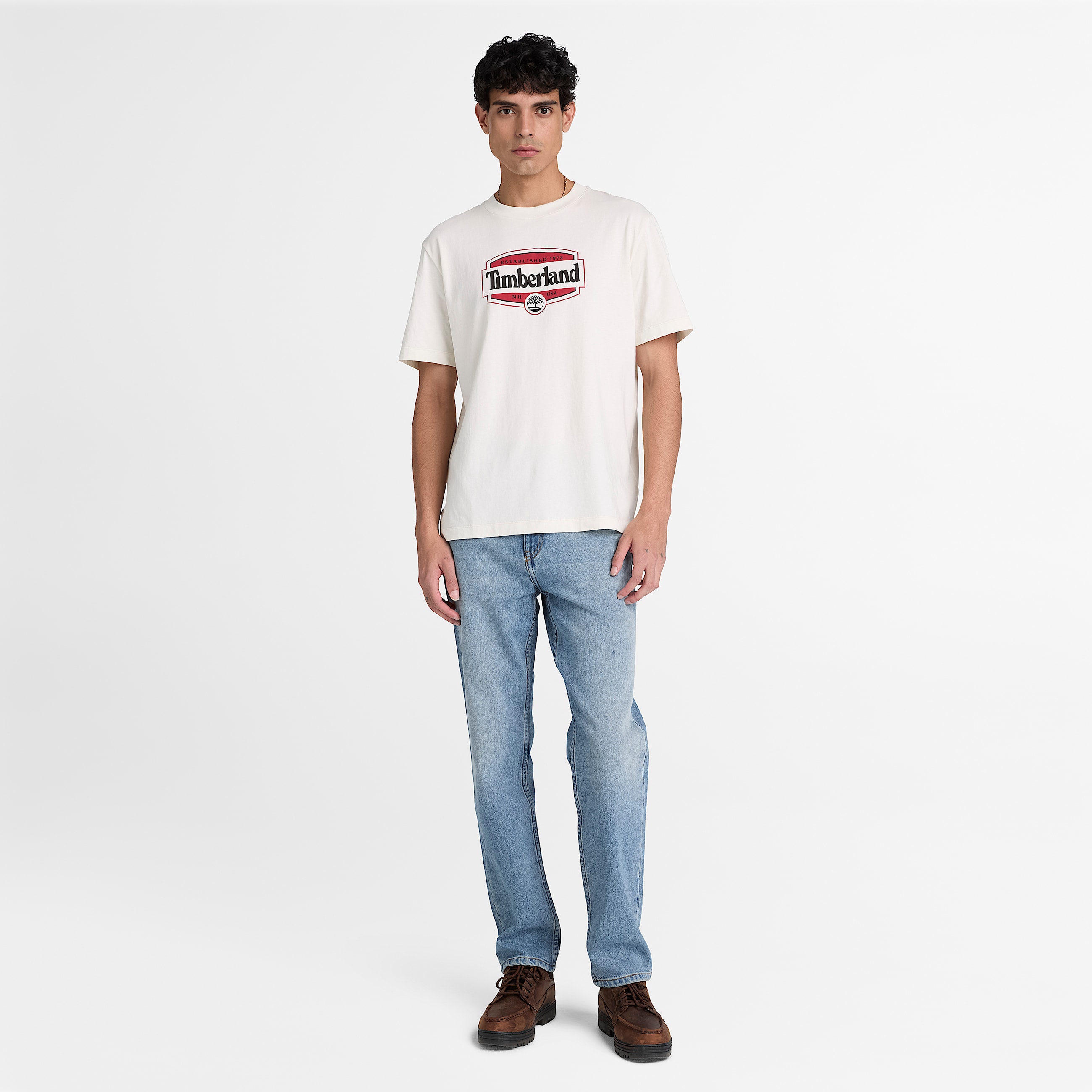 Mens Heritage Seal ShortSleeve TShirt TBL Vintage White ALT2