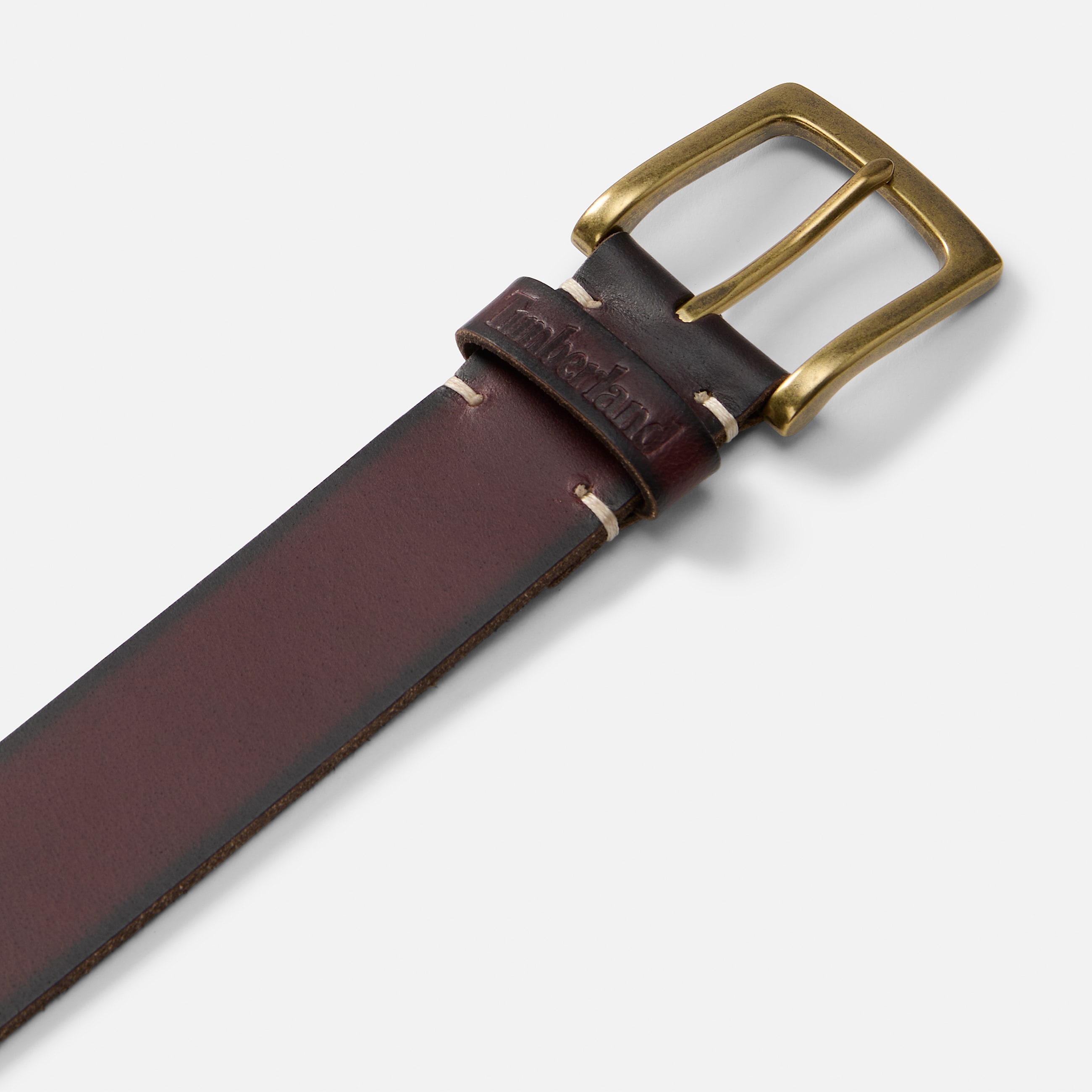 Mens Rugged Leather Belt TBL Rootbeer ALT1