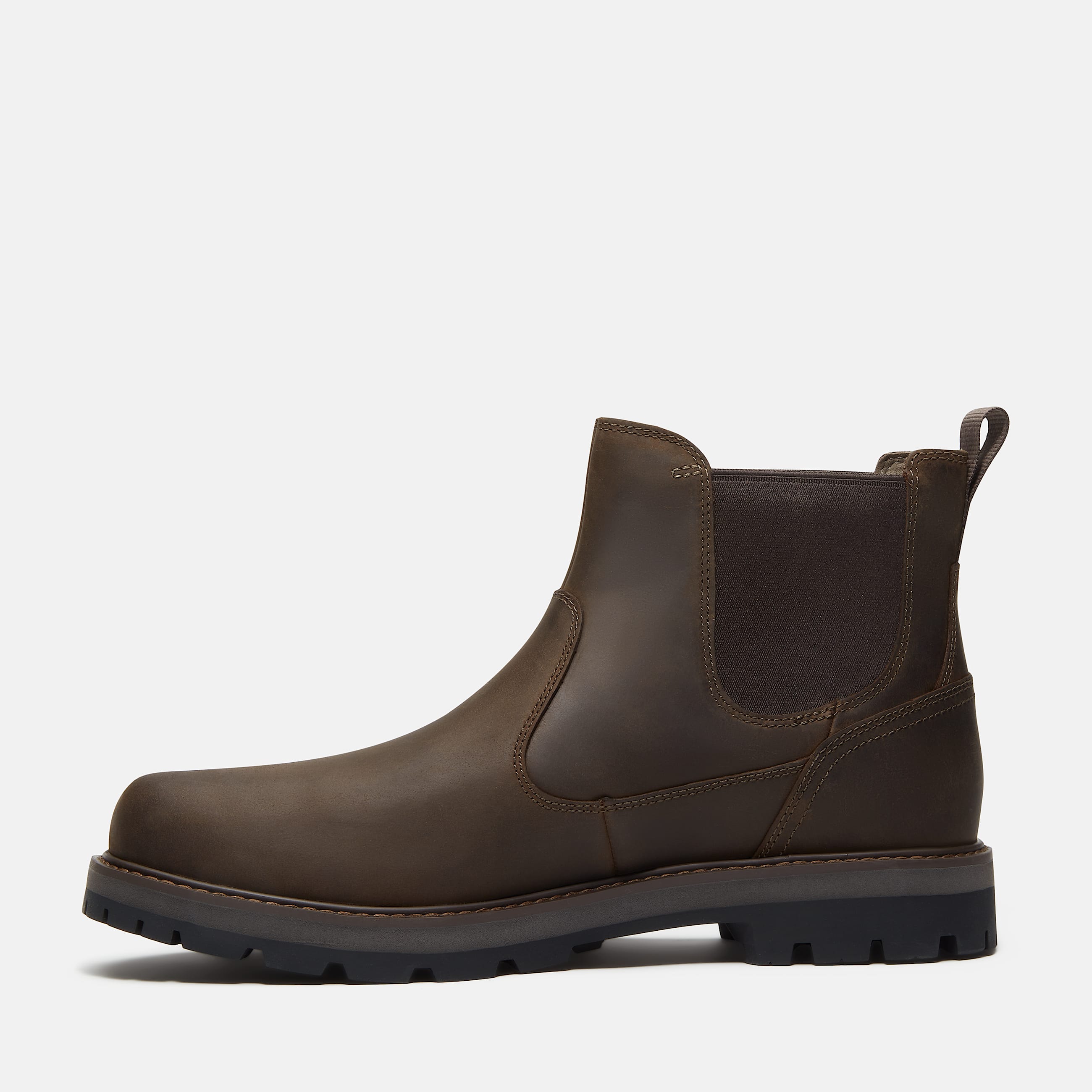 Botas Chelsea Britton Road para Hombre TBL Piel de grano entero Oliva ALT6