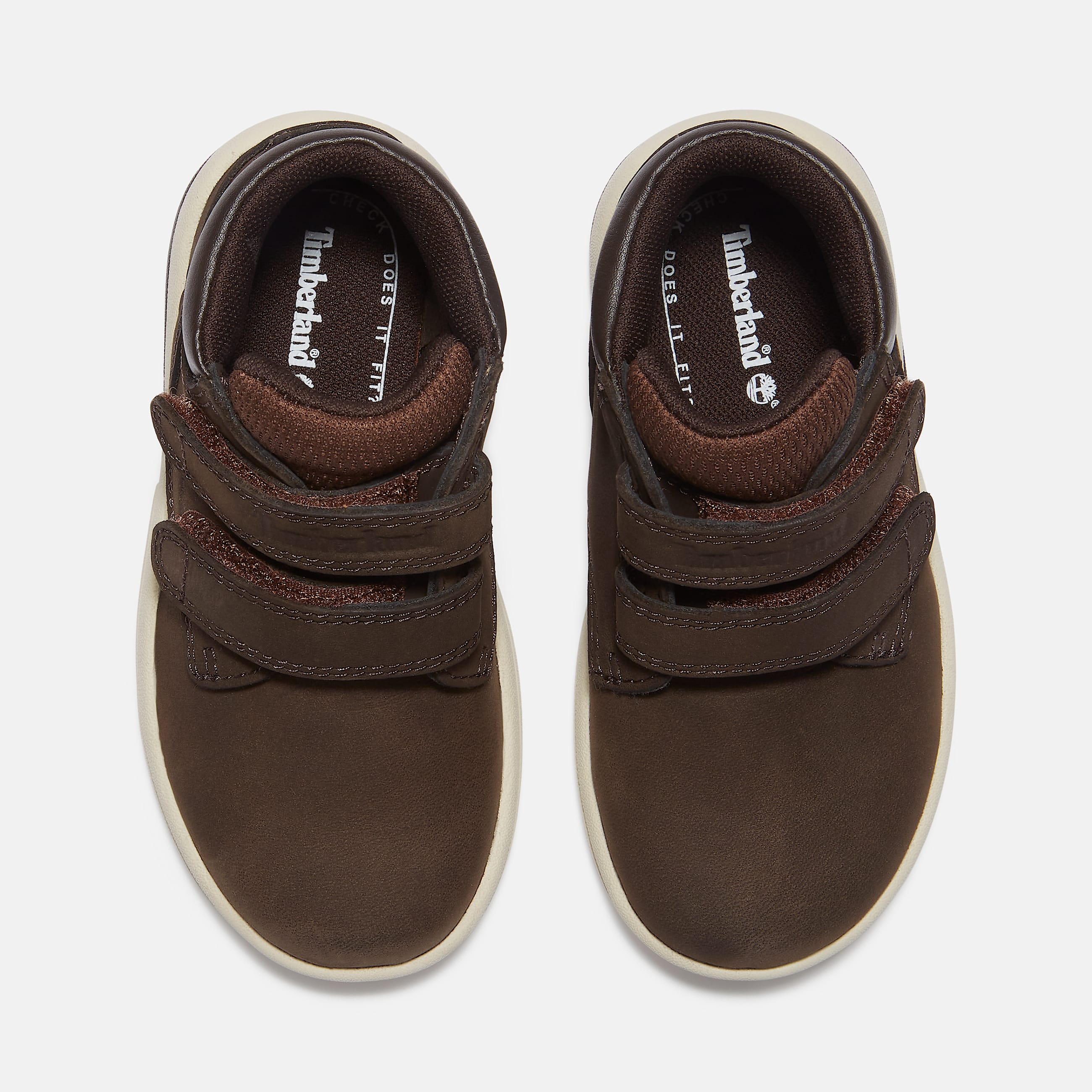 Toddler Toddle Tracks Mid HookandLoop Boot TBL Dark Brown Nubuck ALT2