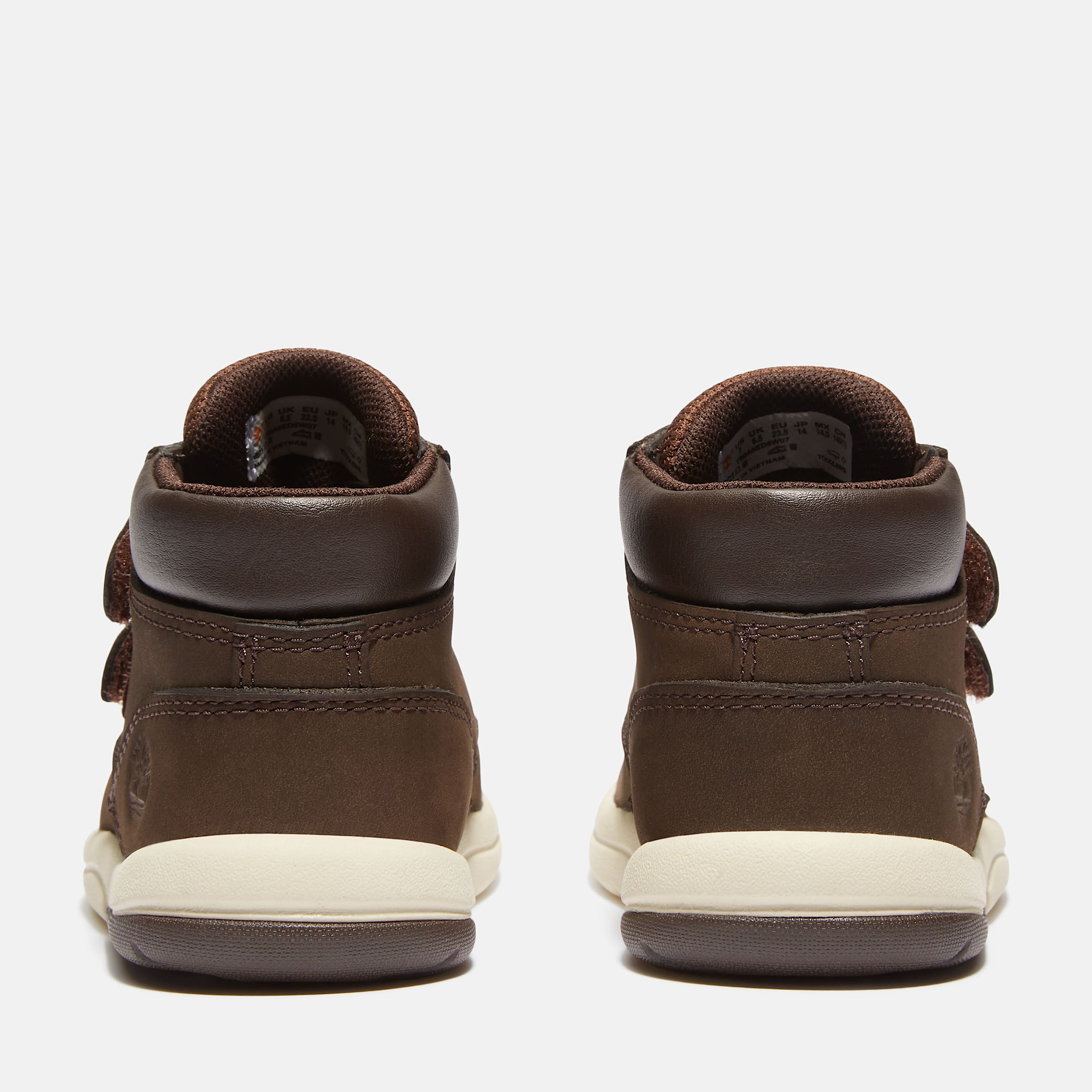 Toddler Toddle Tracks Mid HookandLoop Boot TBL Dark Brown Nubuck ALT5