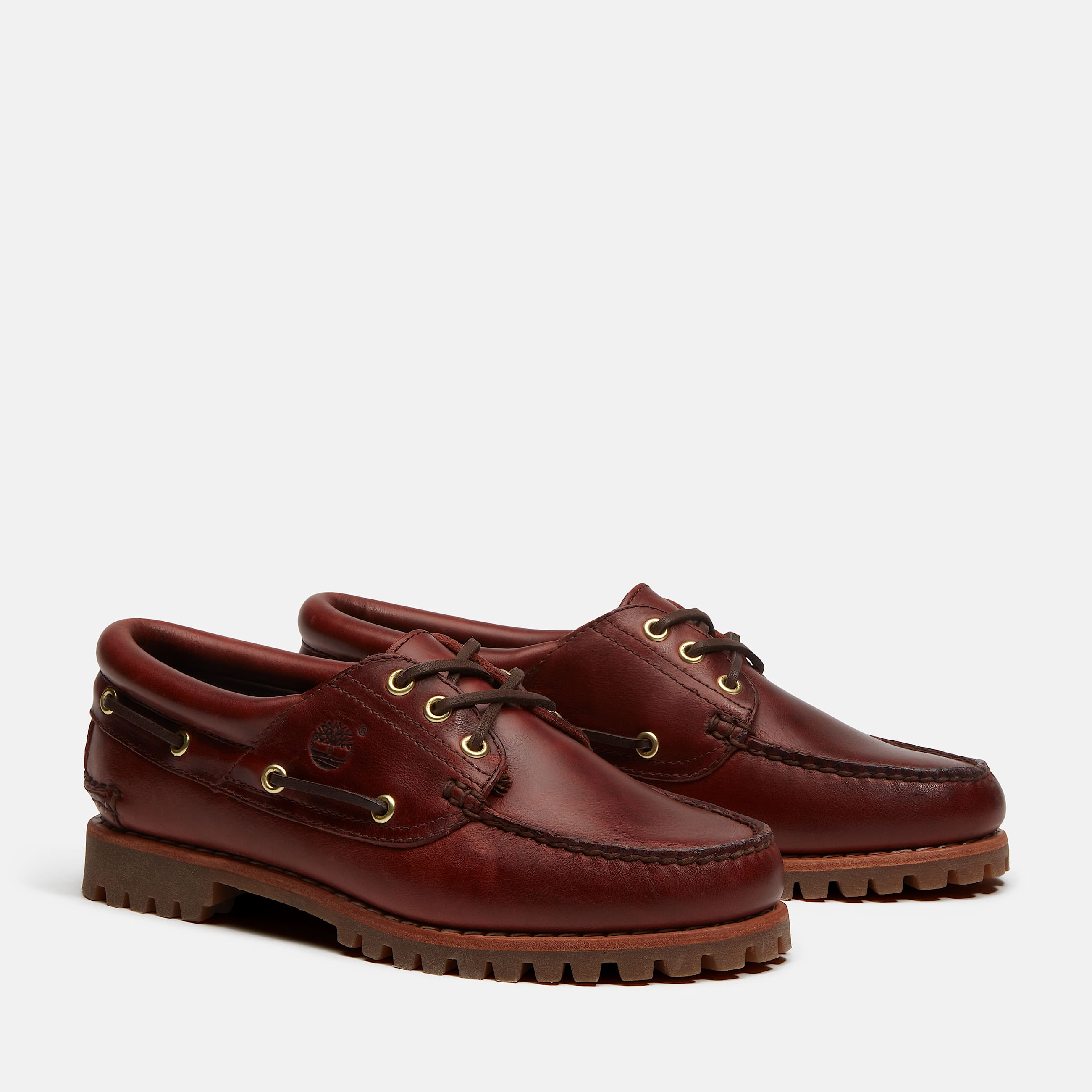 Zapatos nuticos Timberland Authentic 3Eye para Mujer TBL Rootbeer o mbar ALT4