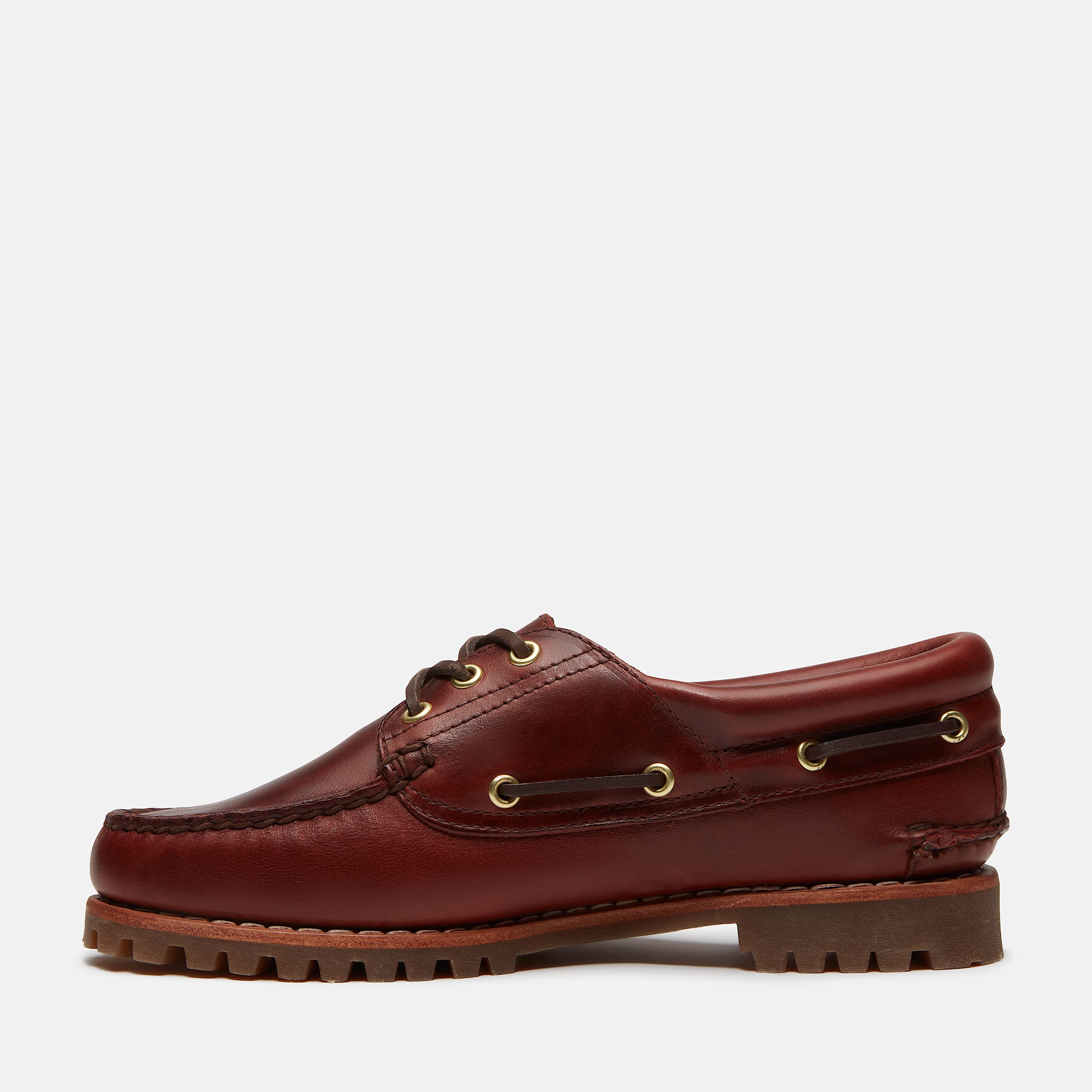 Zapatos nuticos Timberland Authentic 3Eye para Mujer TBL Rootbeer o mbar ALT6