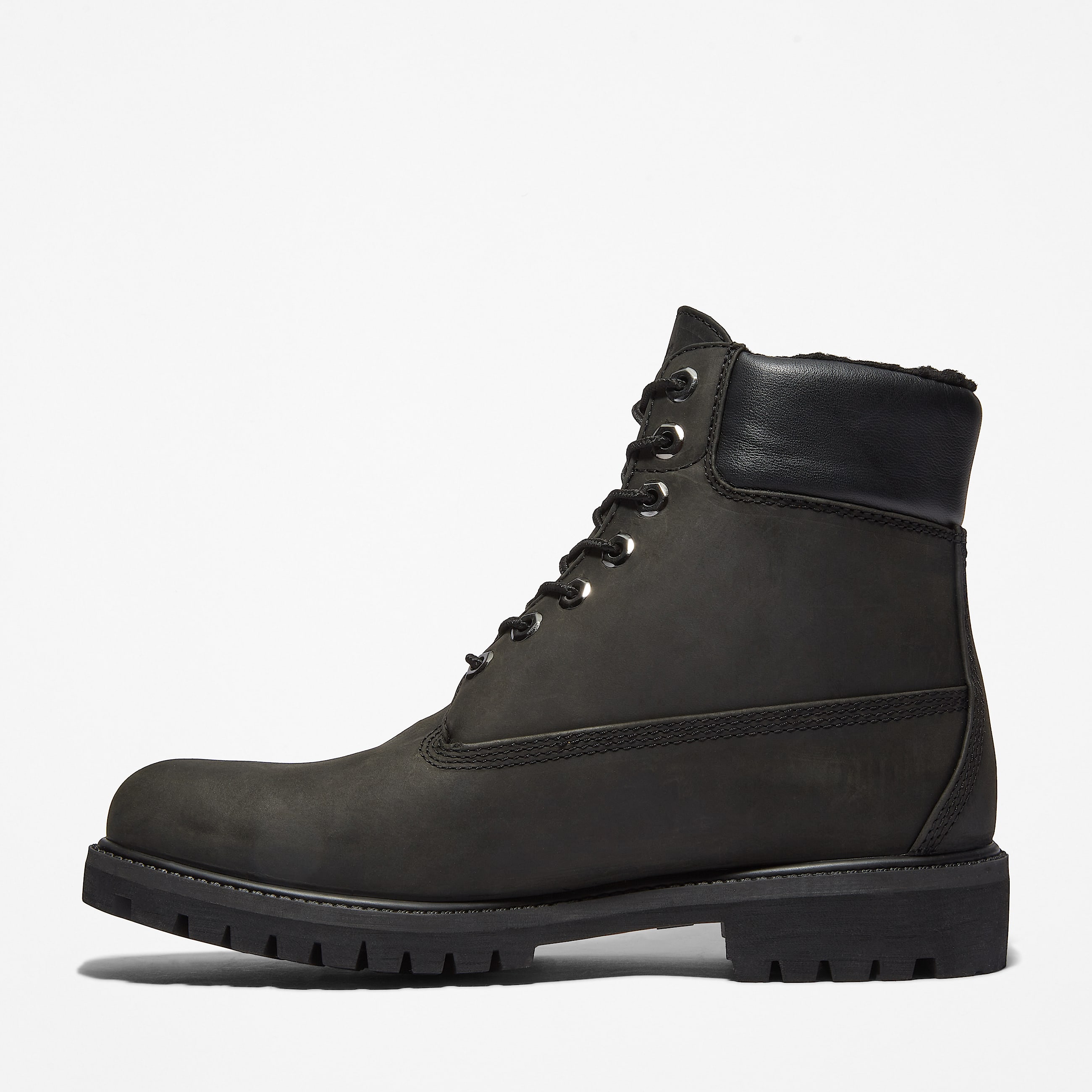 Mens Timberland Premium 6Inch Waterproof WarmLined Boot TBL Black ALT6