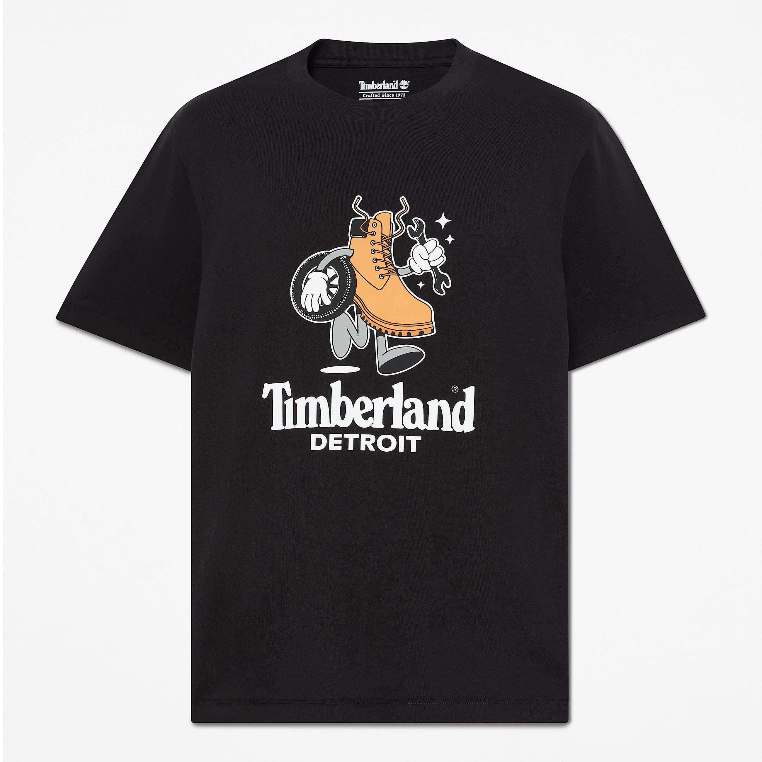Mens Graphic City TShirt TBL Detroit Black HERO