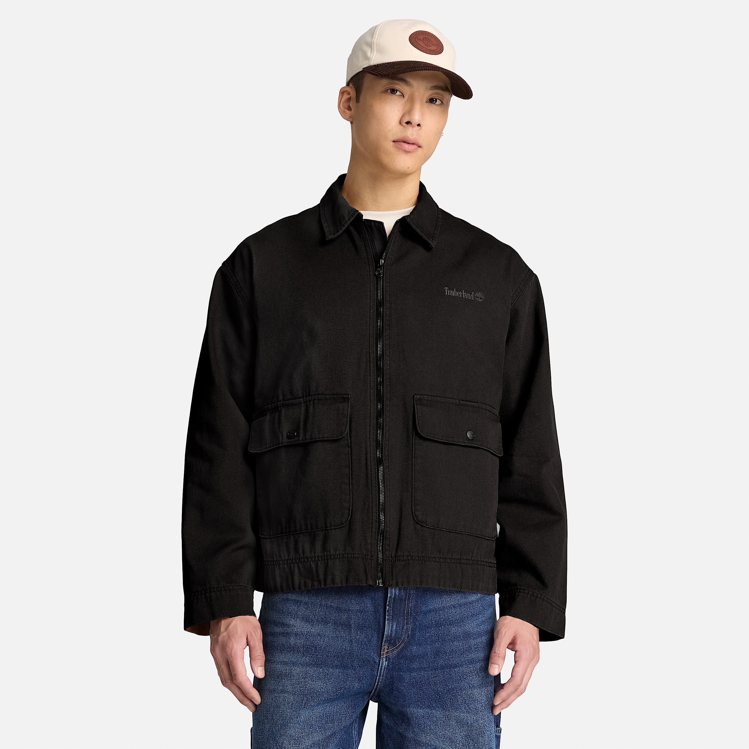 Mens Canvas Jacket TBL Black ALT1