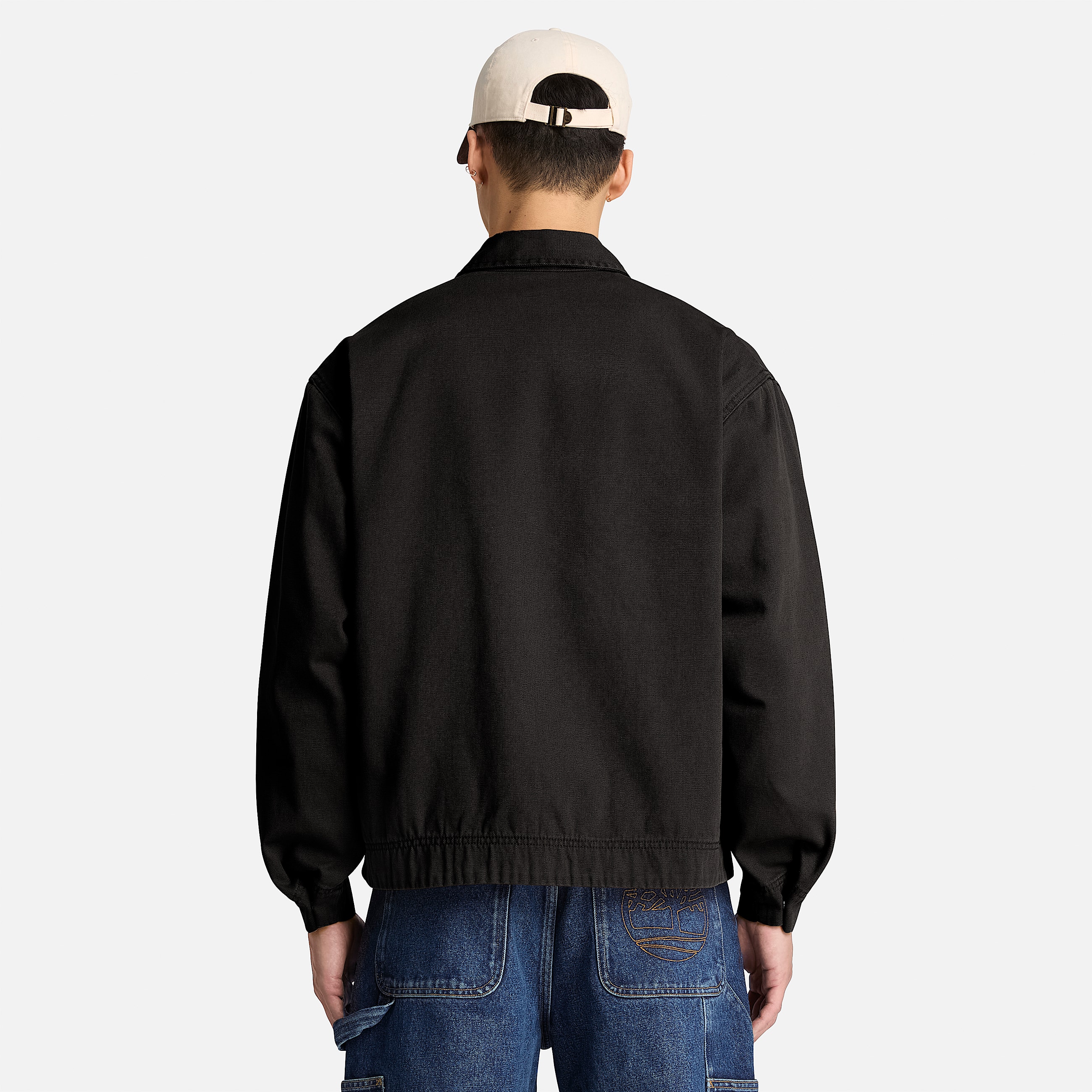 Mens Canvas Jacket TBL Black ALT8