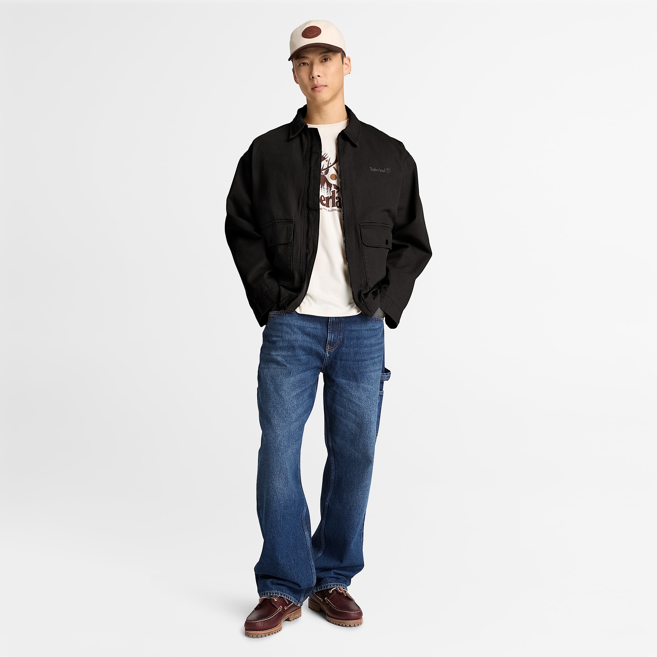Mens Canvas Jacket TBL Black ALT2