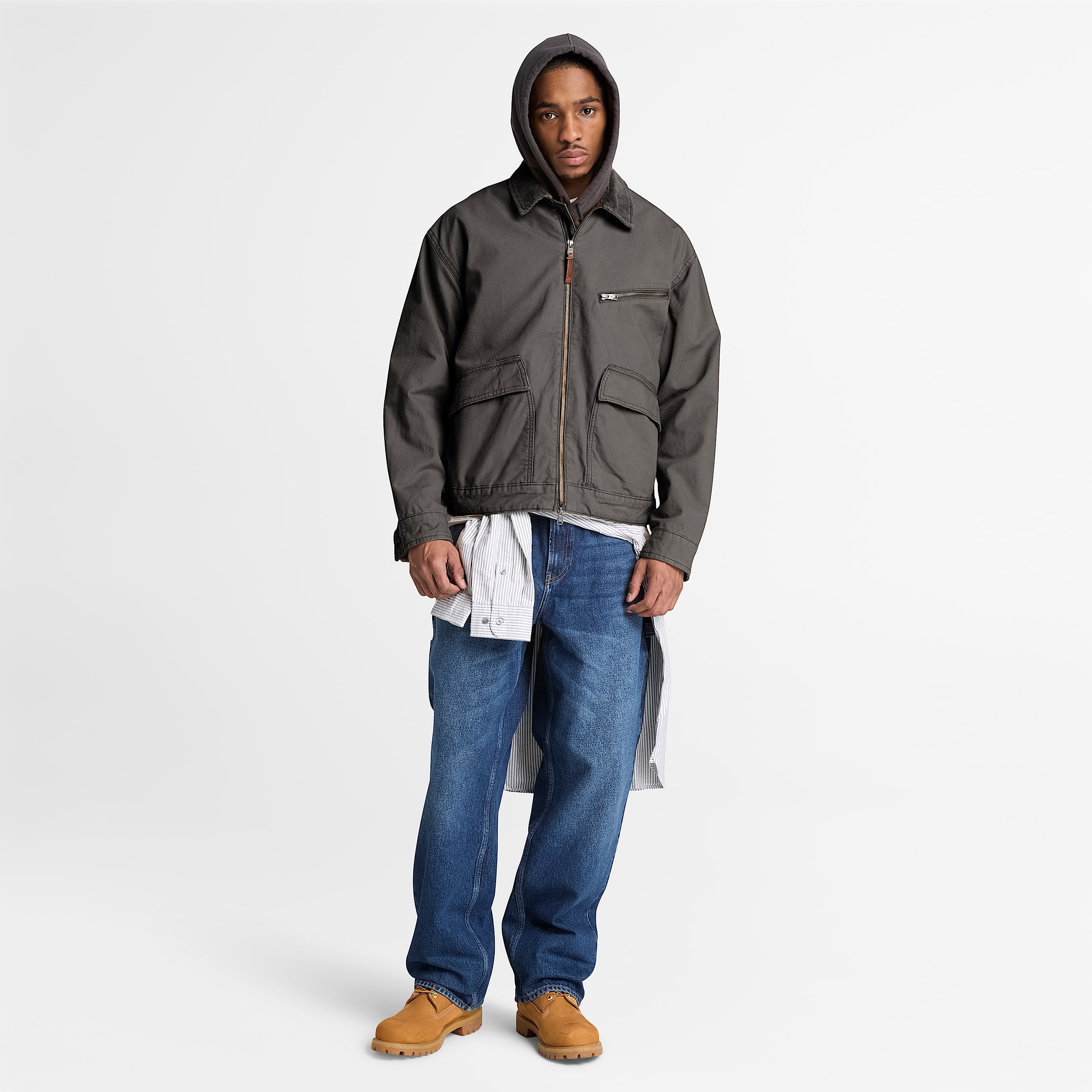 Mens Strafford Canvas Jacket TBL Vintage Black ALT2