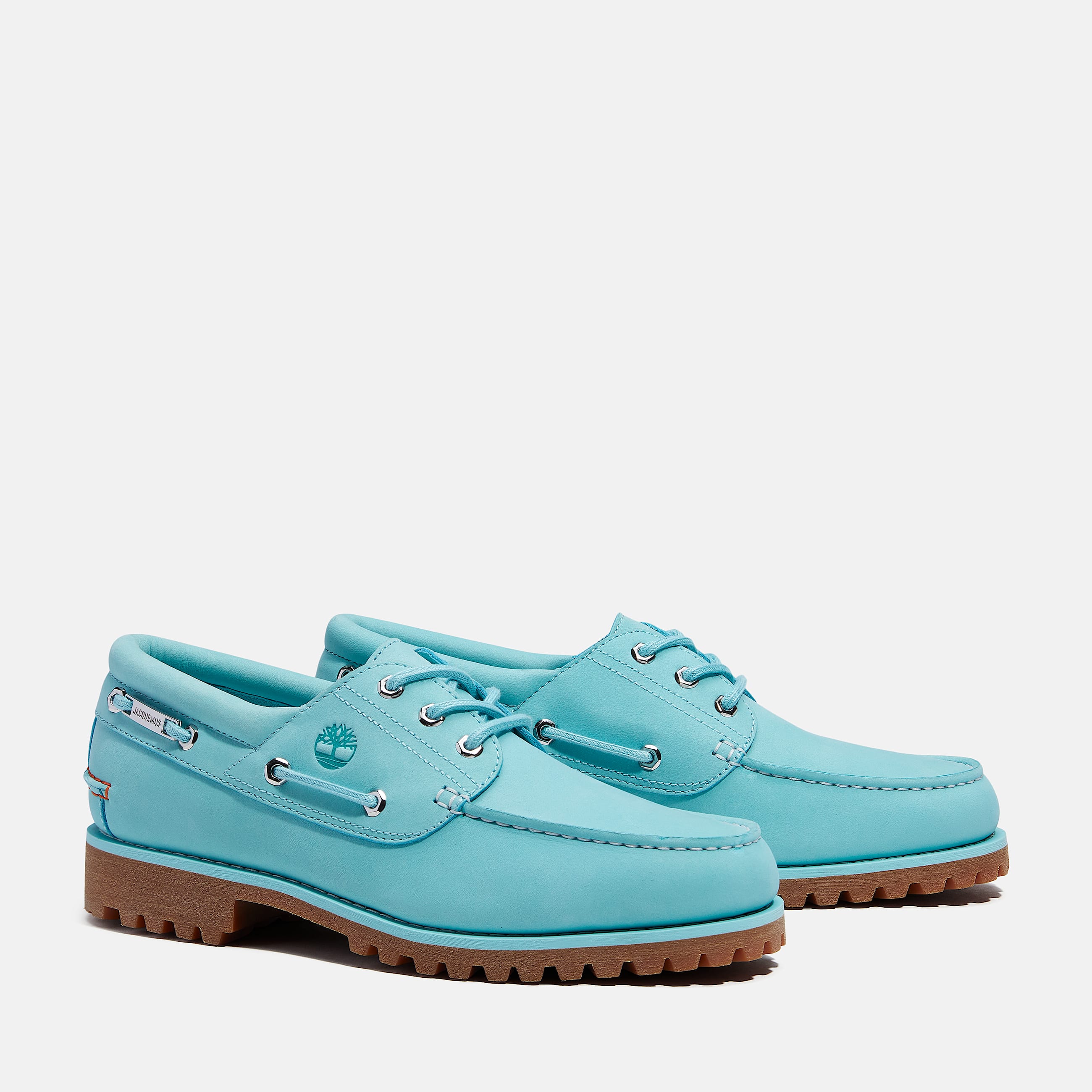 Timberland x Jacquemus Authentic Boat Shoe TBL Aqua Nubuck ALT4
