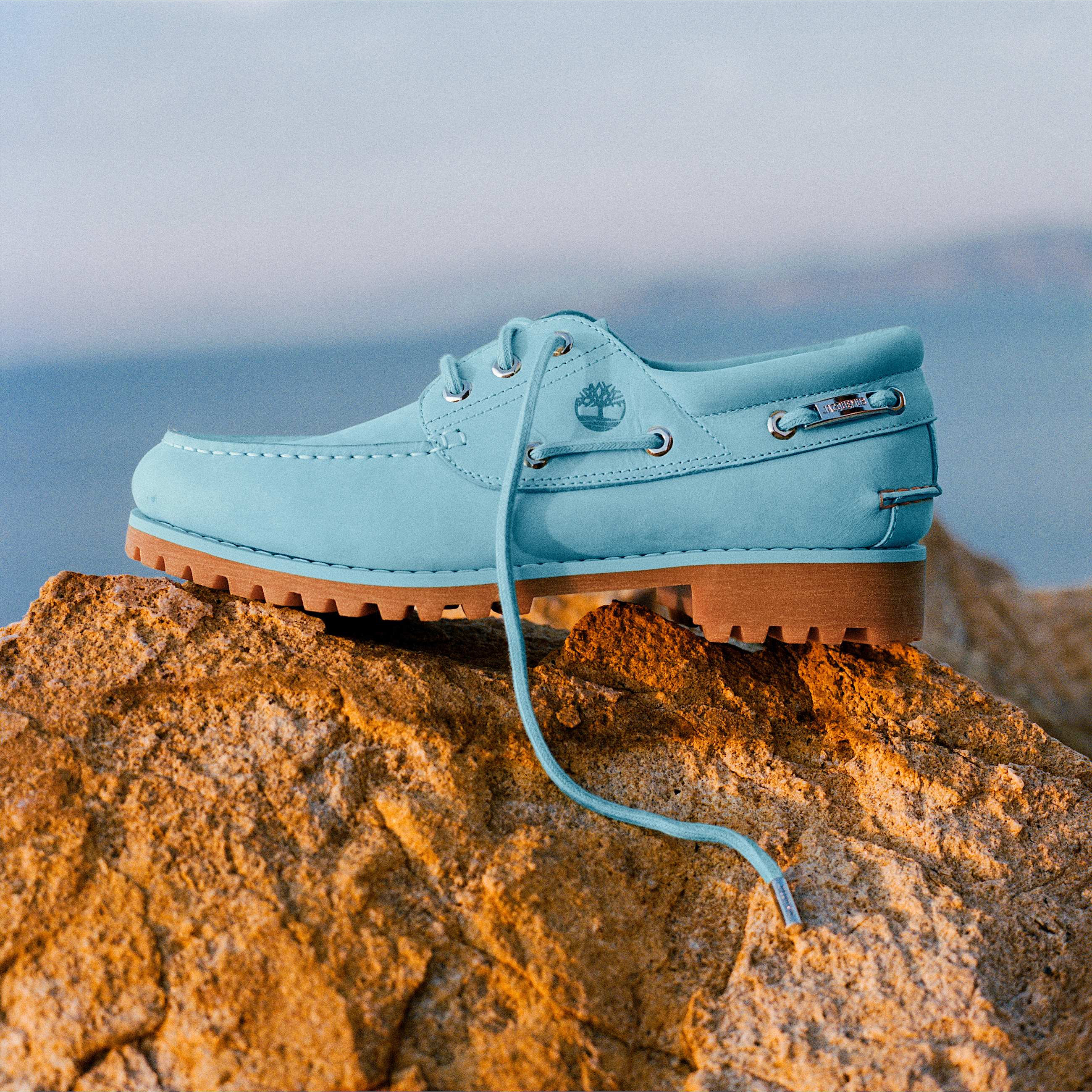 Timberland x Jacquemus Authentic Boat Shoe TBL Aqua Nubuck ALTC