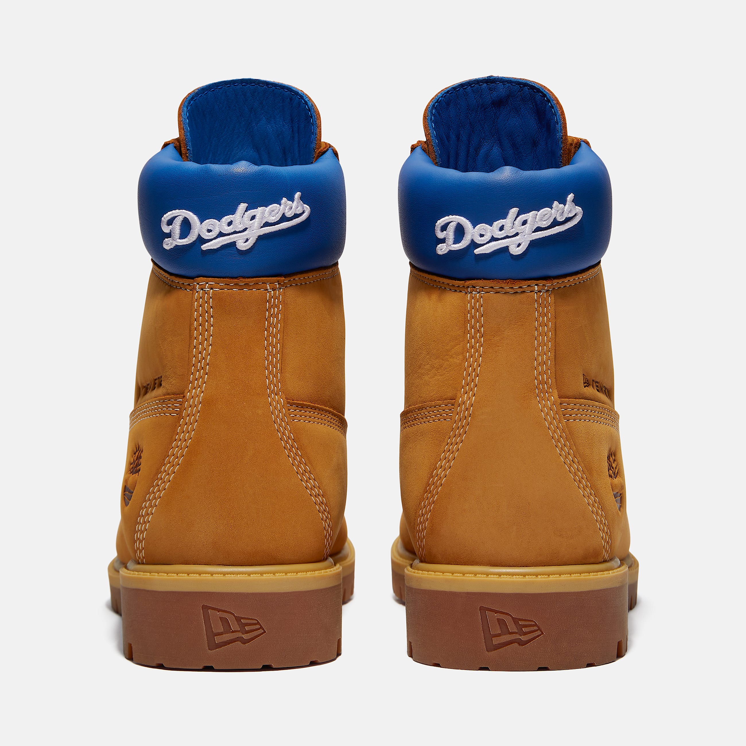 Botas impermeables Timberland Heritage de 6 pulgadas para Hombre TBL Nobuck color trigoazul medioblanco ALT5