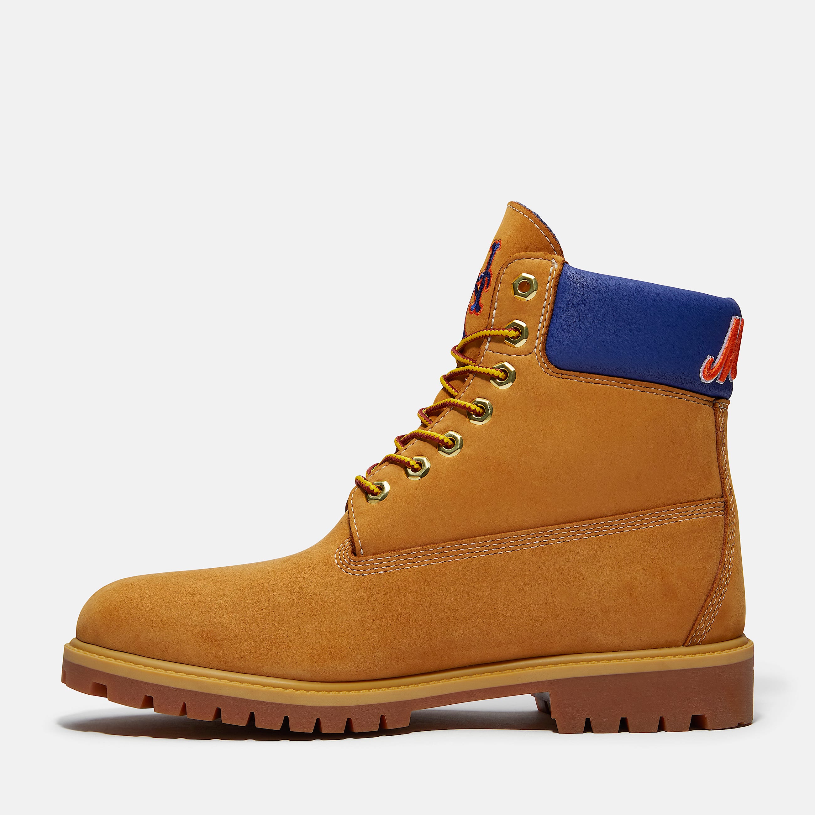 Botas impermeables Timberland Heritage de 6 pulgadas para Hombre TBL Nobuck color trigoazul mediorojo ALT6